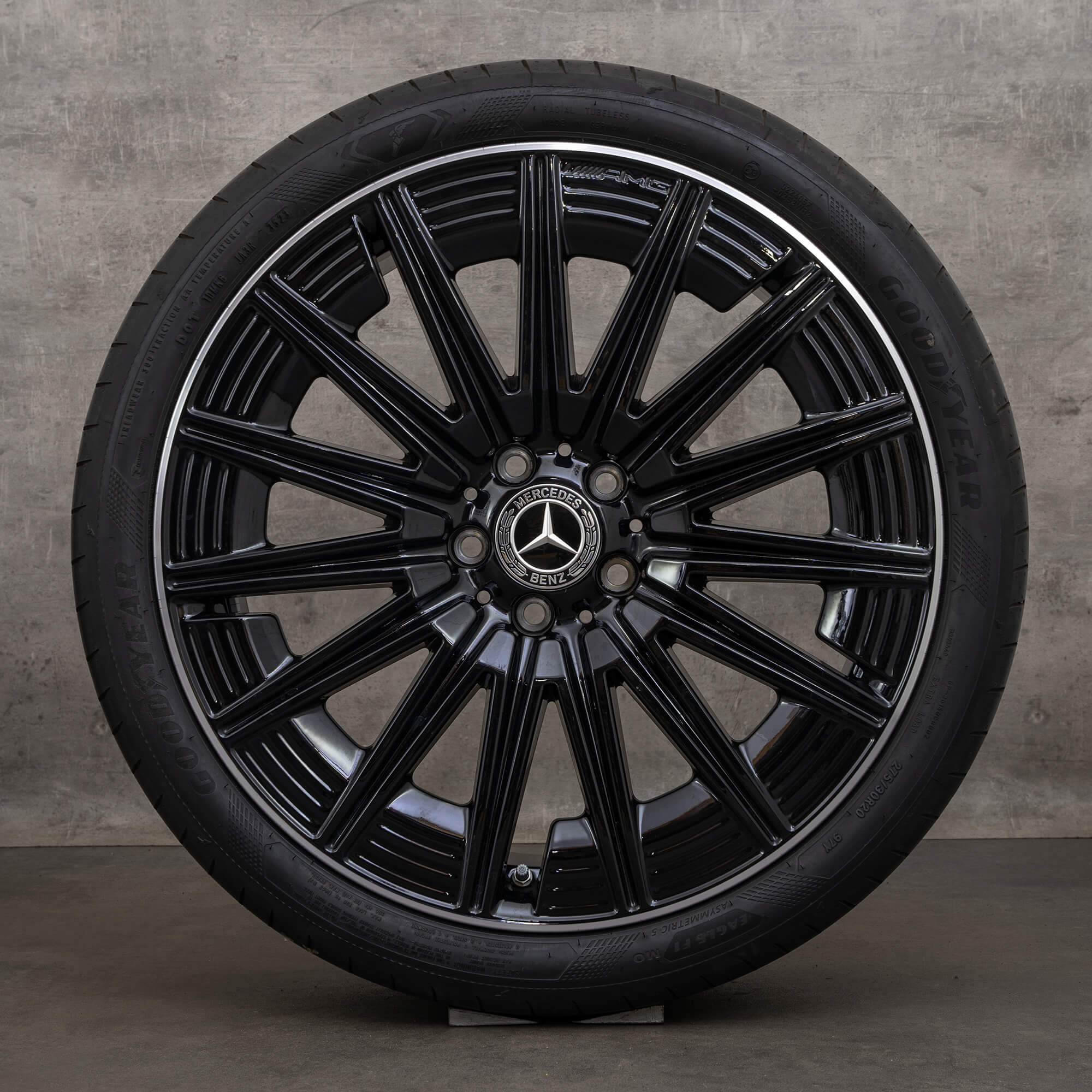 Llantas de invierno originales Mercedes Benz CLE AMG 20 pulgadas C236 A2364012300 A2364012400 negro brillante