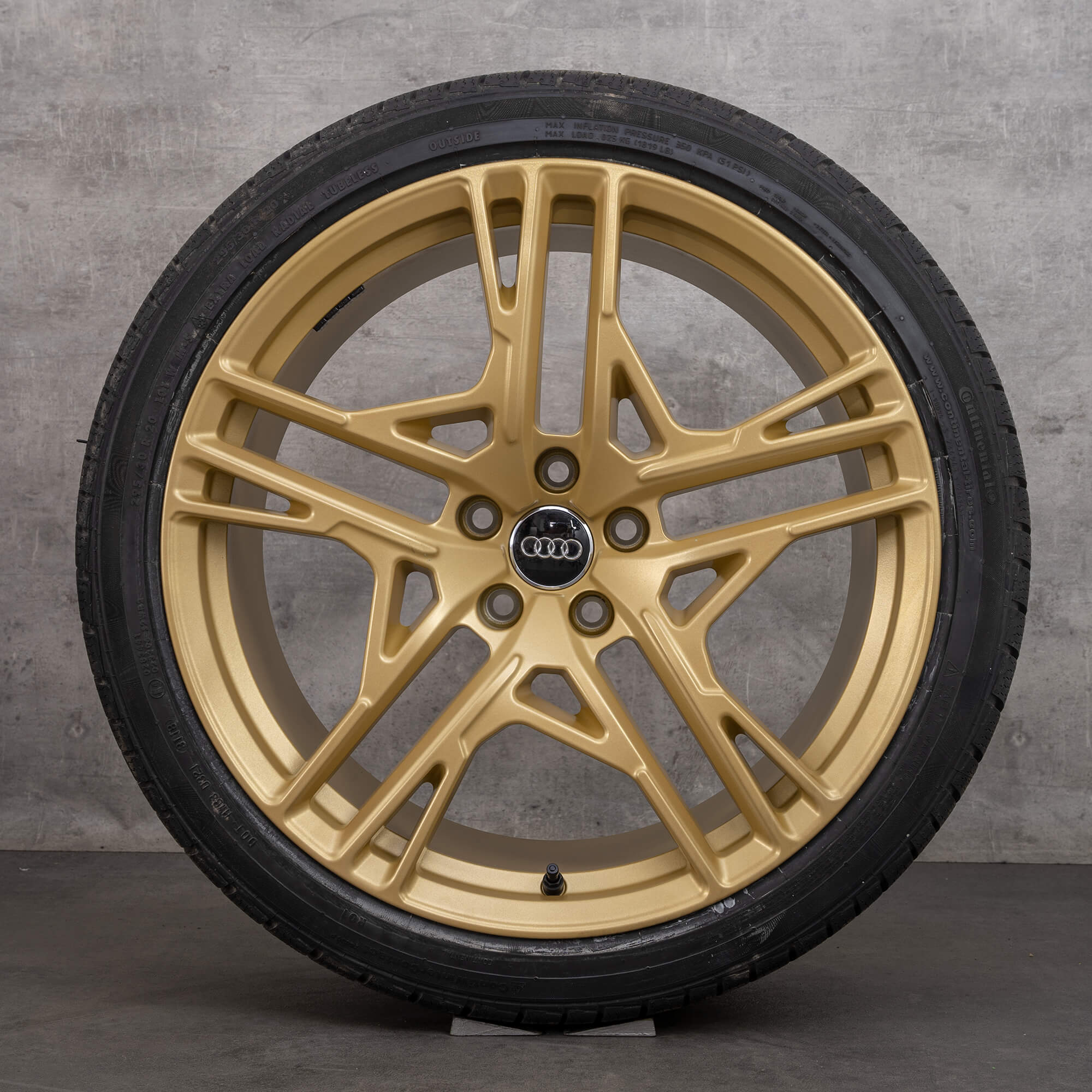 Oryginalne felgi Audi R8 20 cali 4S letnie koła 4S0601025AF 4S0601025AJ aurum satynowe wykończenie NOWOŚĆ