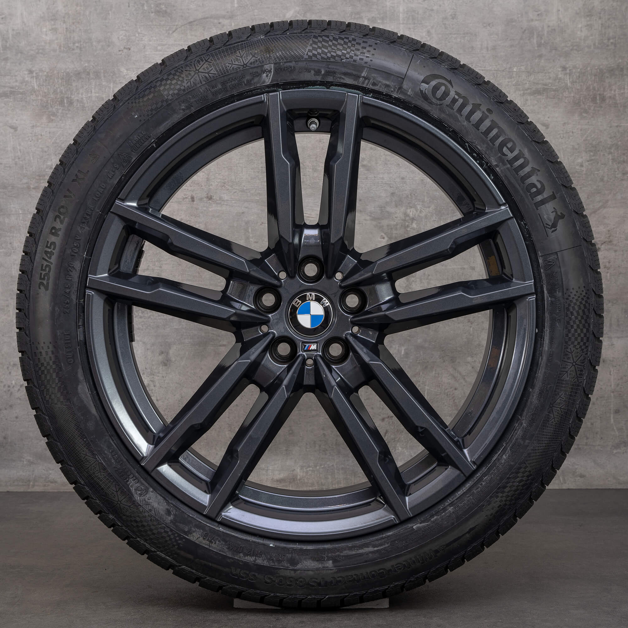 BMW 20 calowe felgi X3M F97 X4M F98 kompletne koła zimowe Stylizacja M764