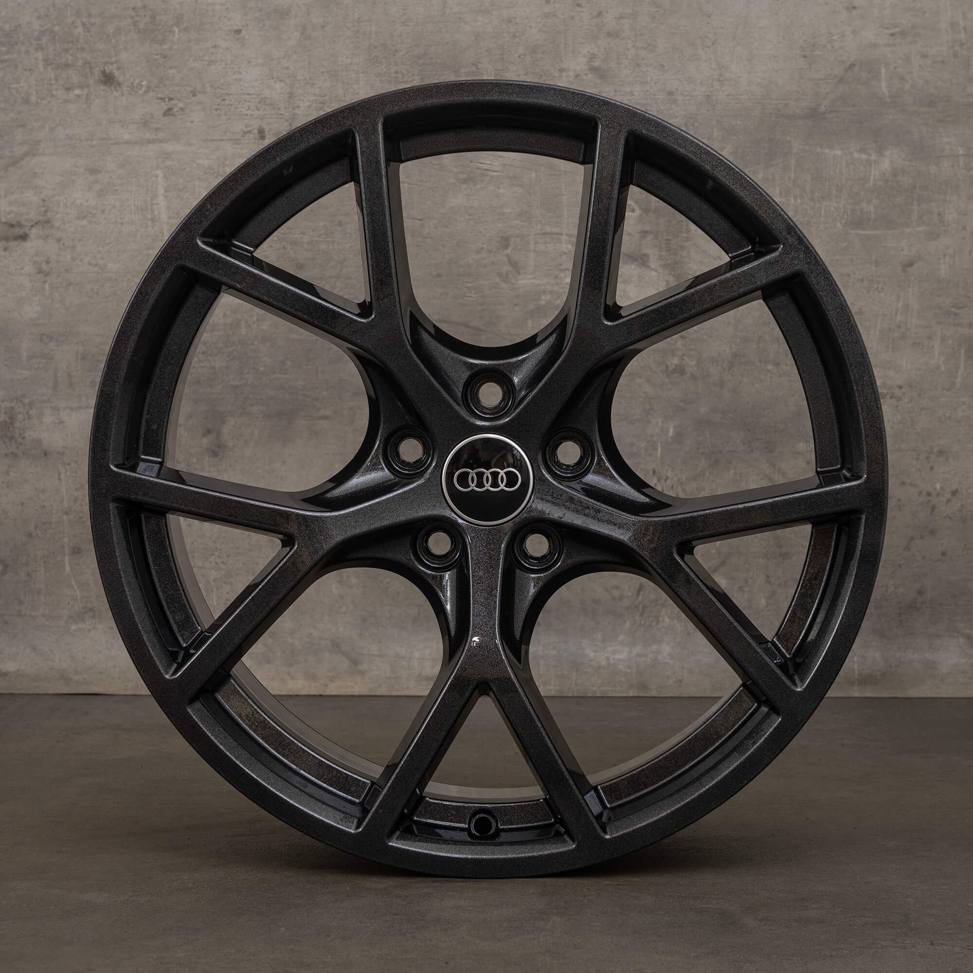 Cerchi originali Audi RS3 19 pollici 8Y 8Y0601025BT 8Y0601025BQ verniciati in nero metallizzato
