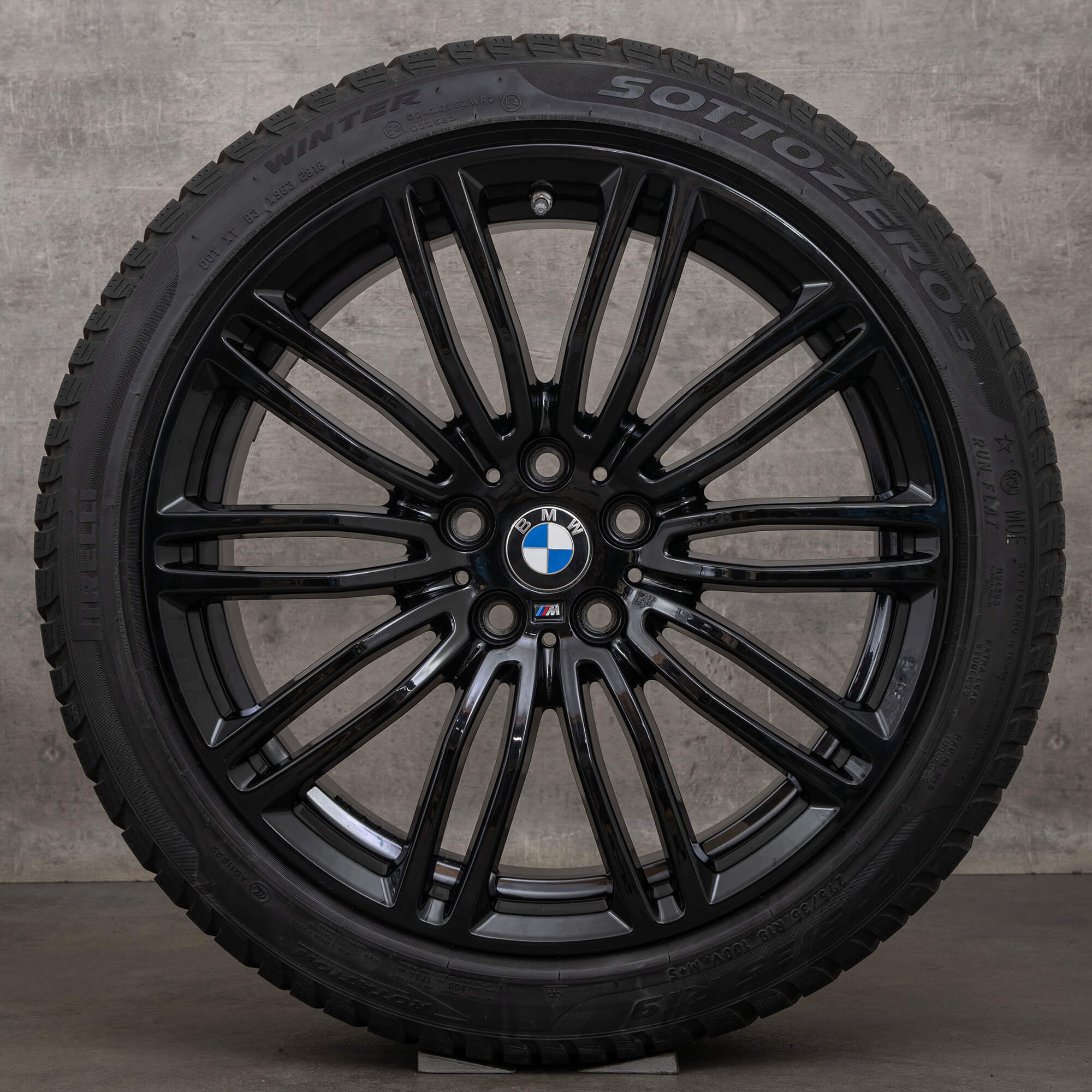 BMW 5er G30 G31 Winterräder 19 Zoll Felgen Winterreifen 664 M 7855083 7855084
