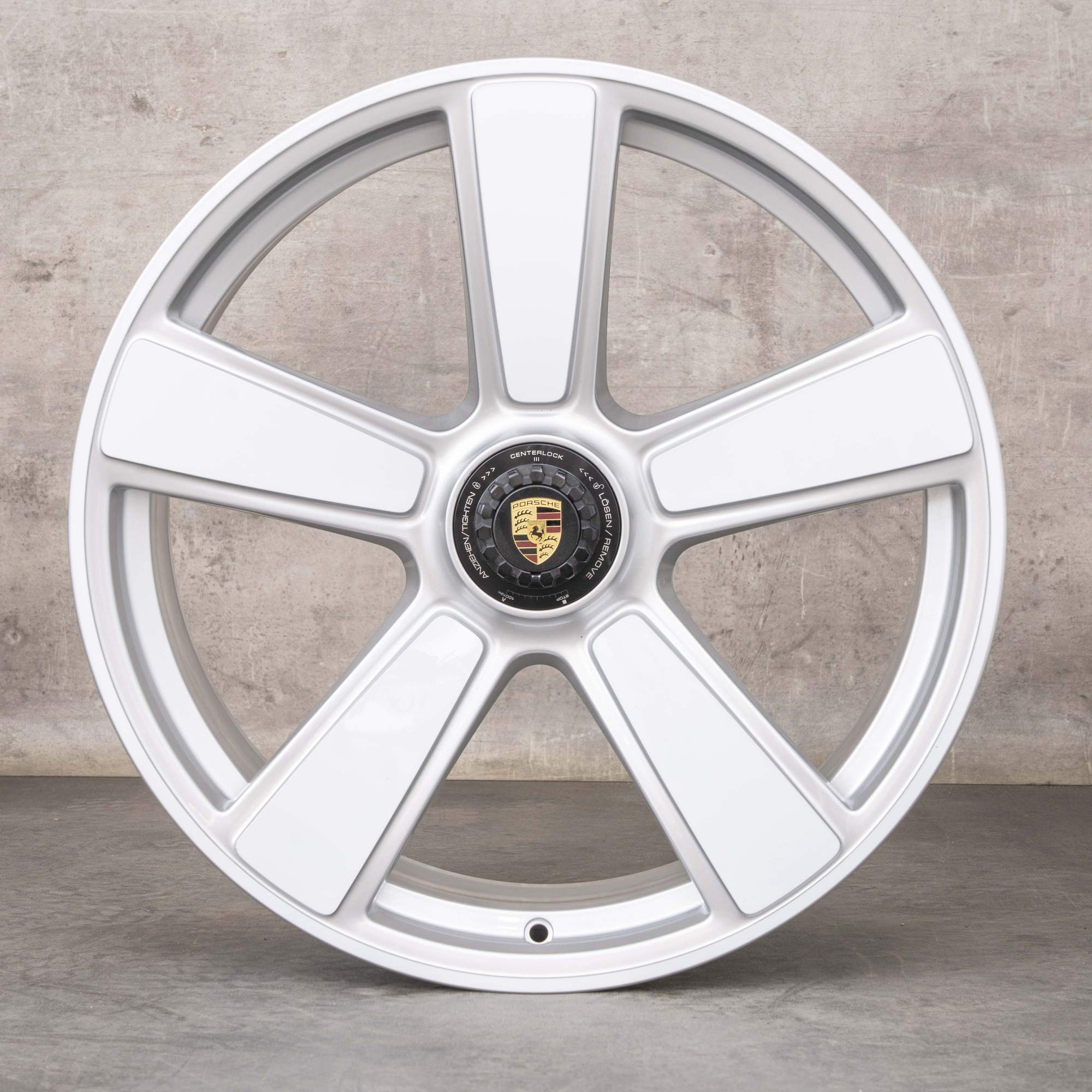 Originale Porsche 992 I-fælge 20 21 tommer Turbo S 50 år 992601025AP 992601025DQ Sport Classic sølvhvid højglans