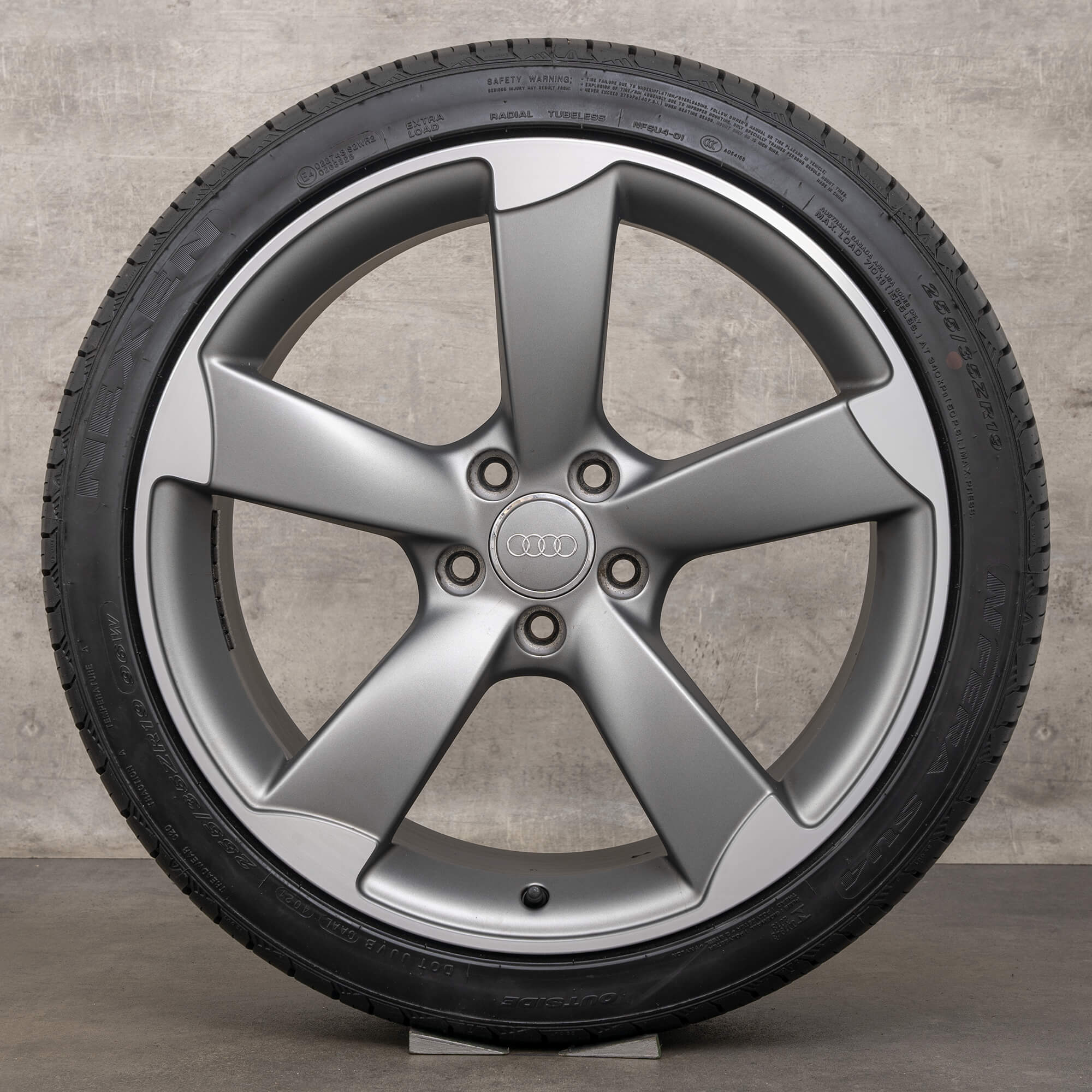 Audi A4 S4 B8 8K rotor summer wheels tires 19 inch rims 8K0601025CN