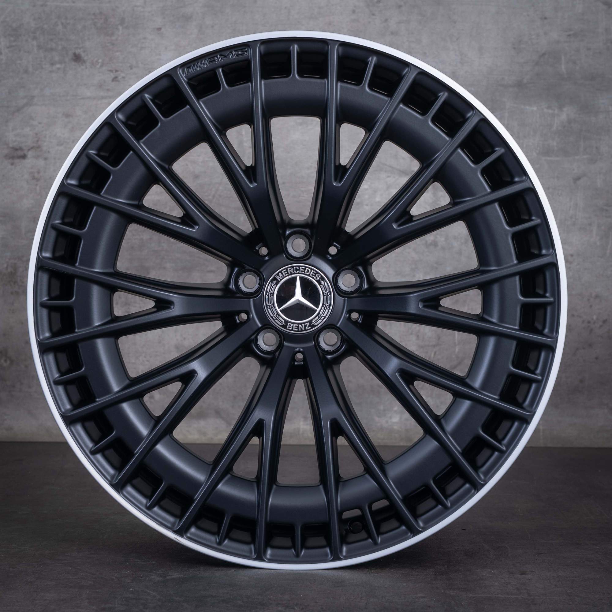 OEM Mercedes-Benz CLE 53 AMG 20inch winter wheels C236 A236 4Matic rims A2364012900 A2364013000 Matte Black Diamond Cut Edges NEW