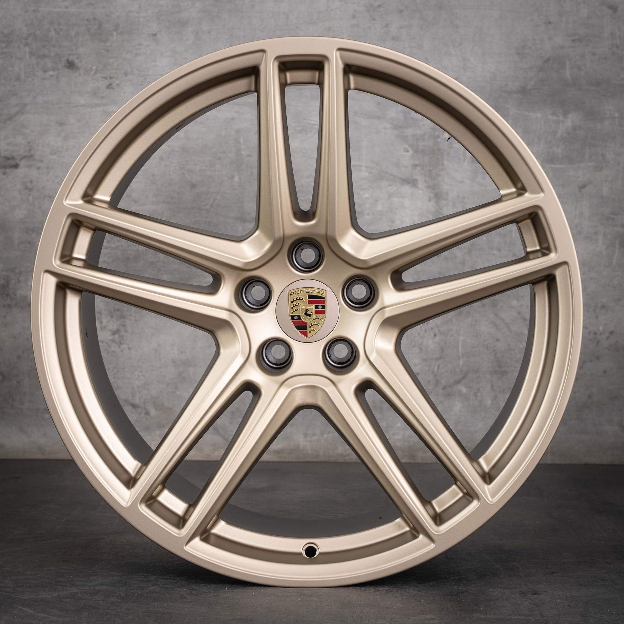Alkuperäiset Porsche Macan-vanteet 20 tuuman II & III 95B601025DG 95B601025DH neodyme matt