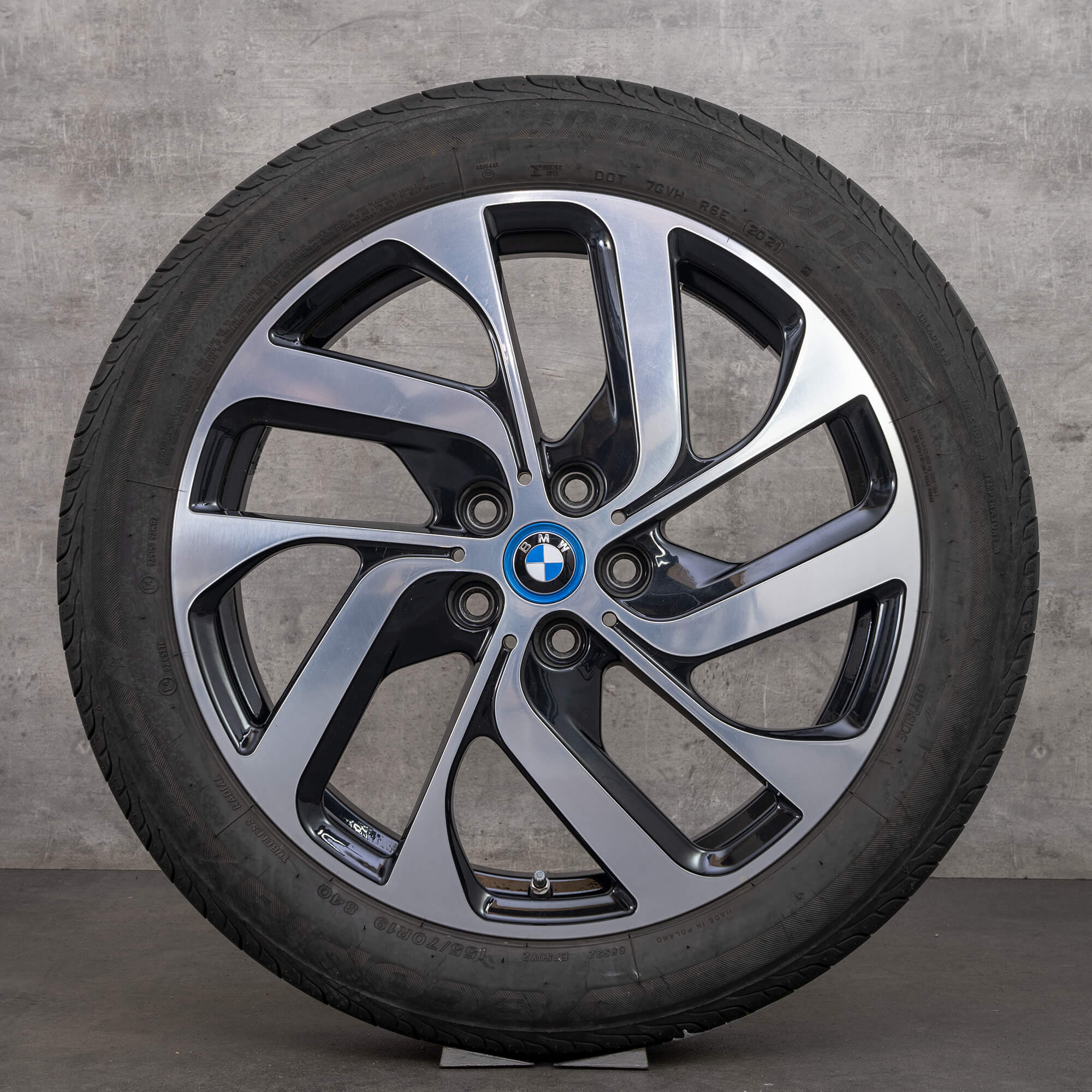 BMW i3 I01 winter tires 19 inch wheels 428 turbine design rims 6856894