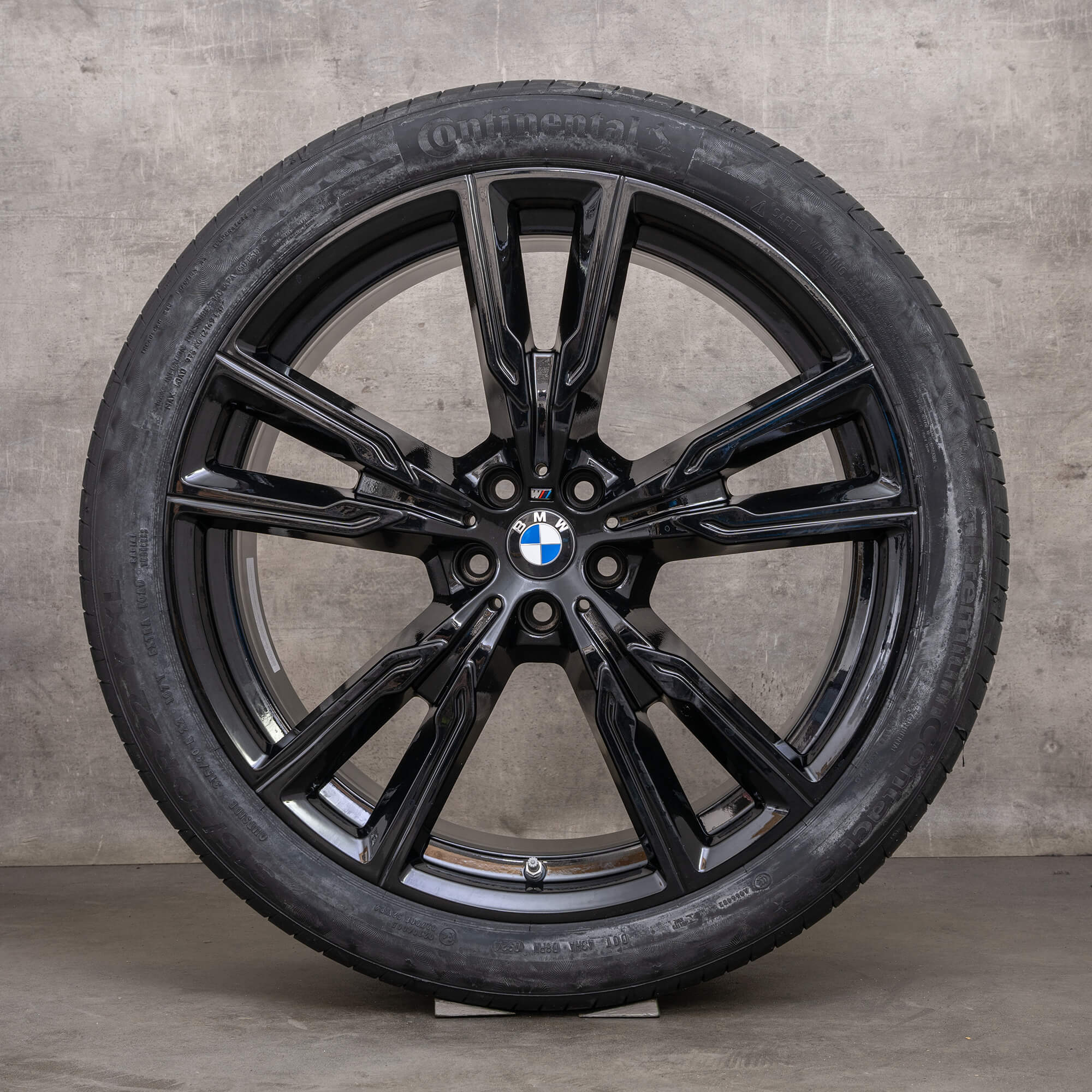Original BMW X5 G05 X6 G06 22 pouces jantes Sommerrder 8072002 8072003 747 M noir NEUF