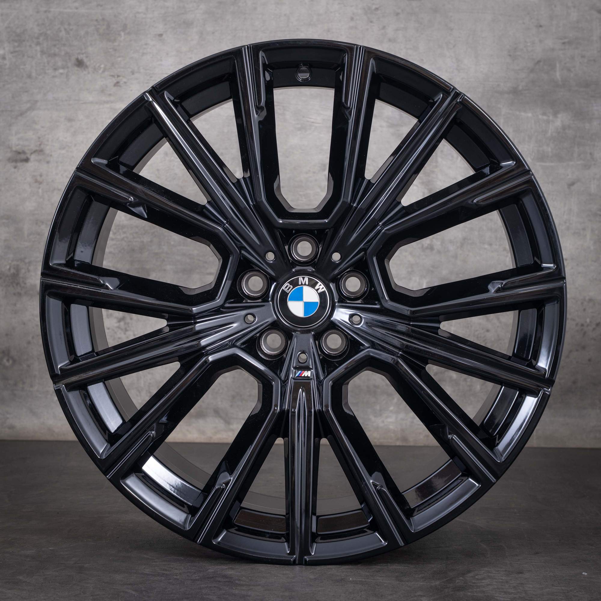 Jantes originais BMW Série 6 Série 7 de 20 polegadas G32 GT G11 G12 Gran Turismo 8745914 8745915 Styling 817 M jet black