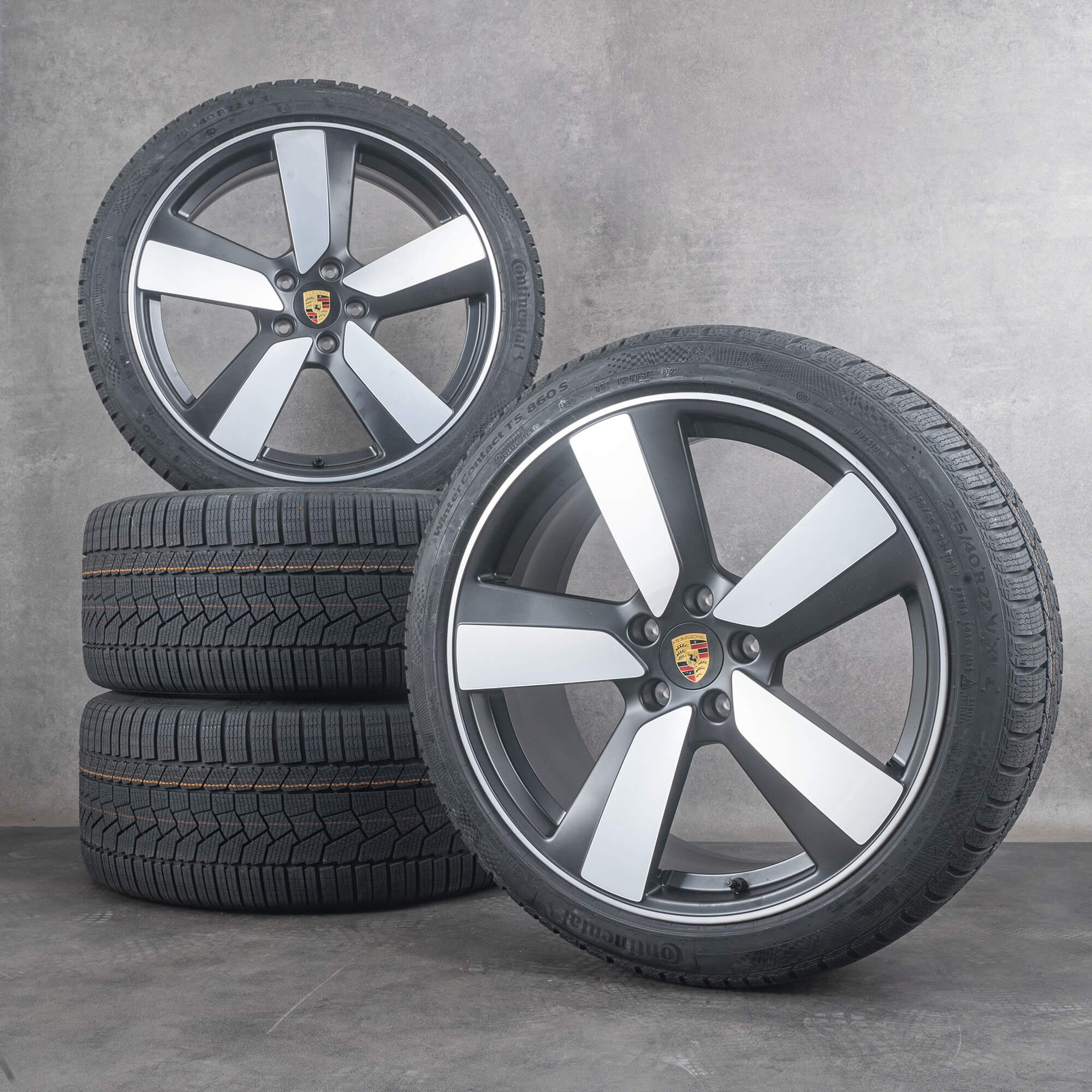 Oryginał Porsche 22 cale 95C044660F Macan H2 Elektryczne koła letnie nowe