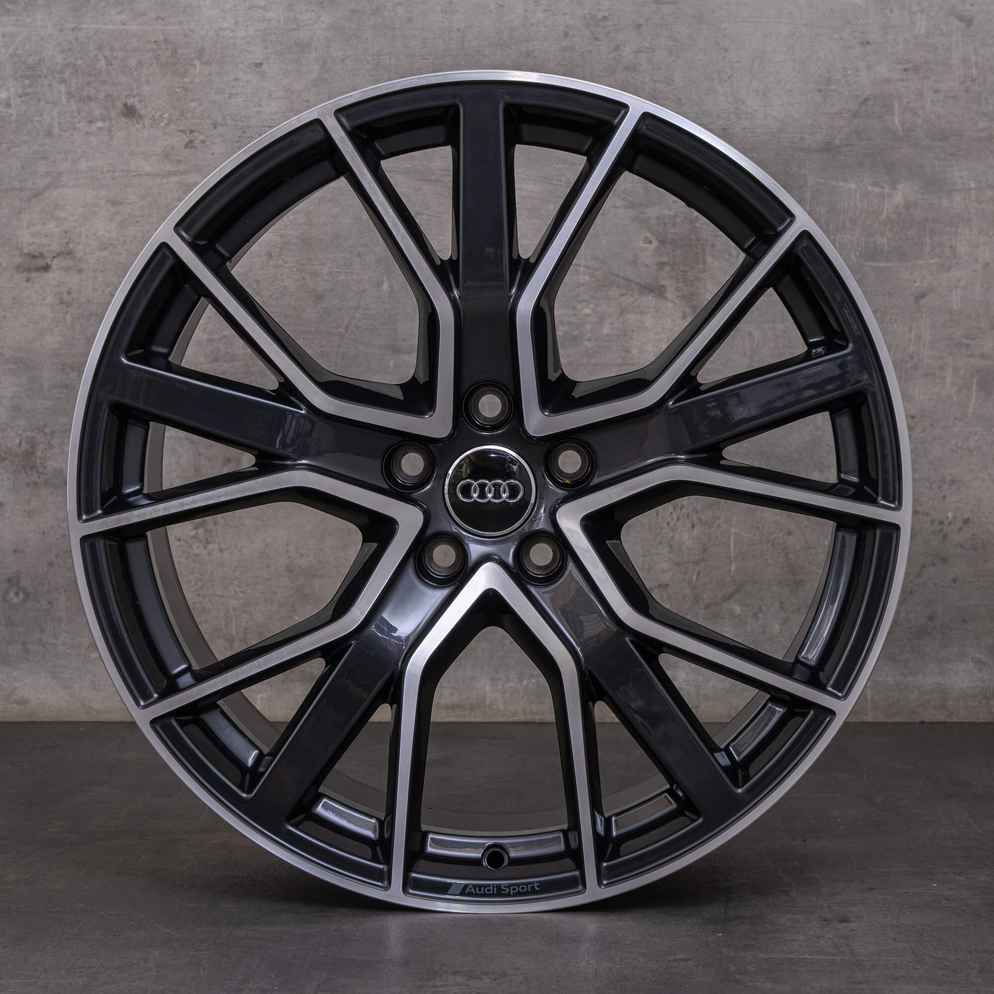 Original Audi A8 S8 vinterhjul 20 tum 4N D5 fälgar / fälg 4N0601025AA Performance titan polerad