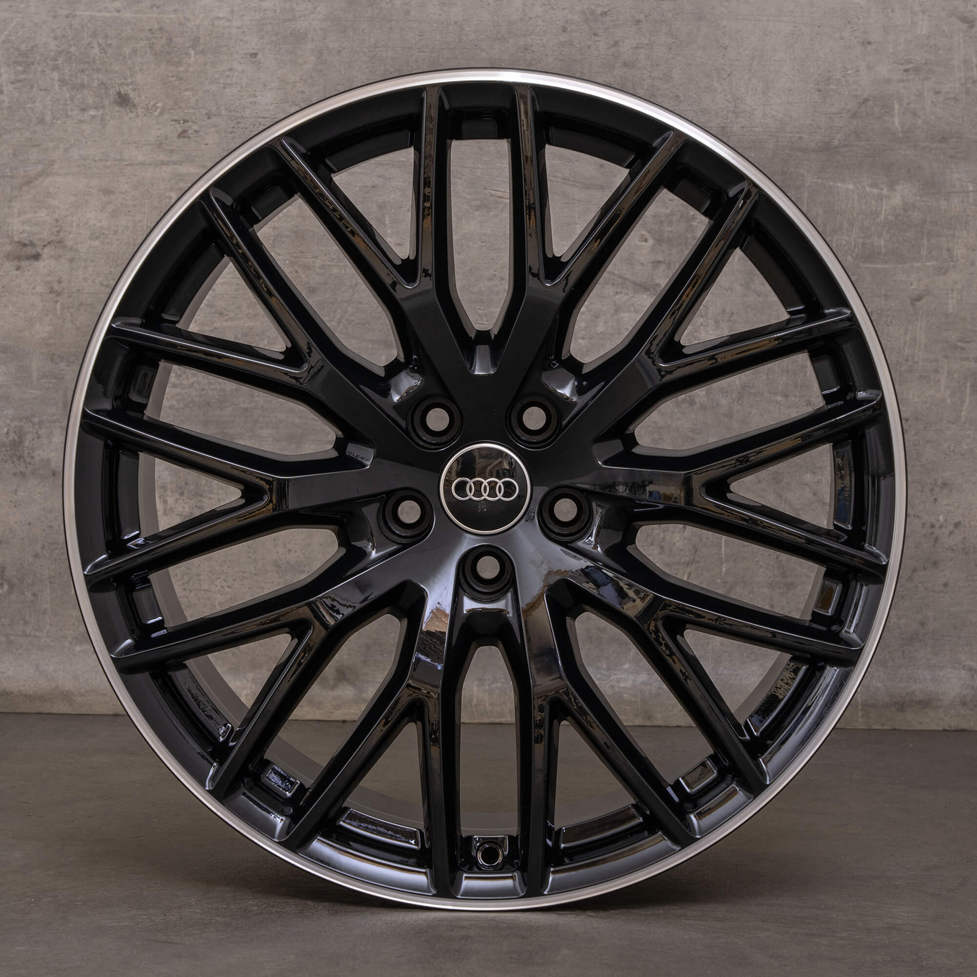 Jantes d'origine Audi Q7 20 pouces 4M 4M0601025DR noir brillant