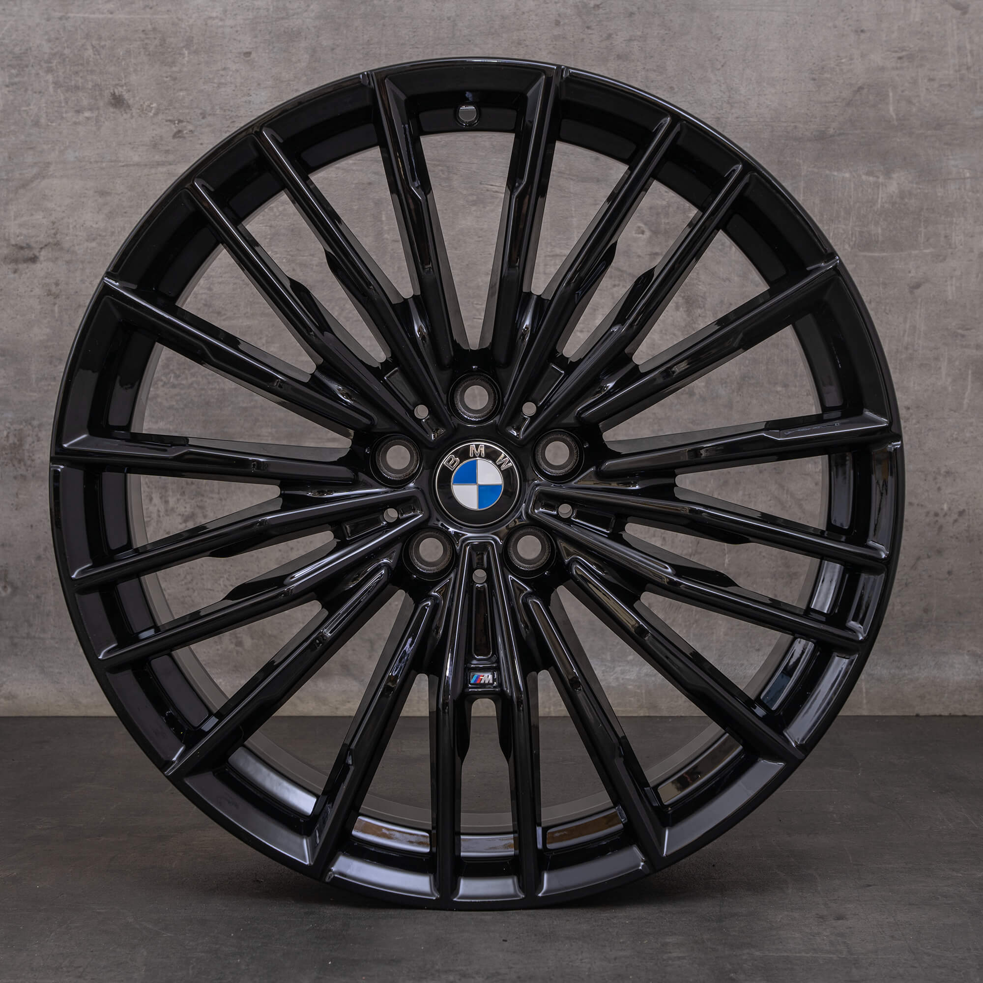 Original BMW 8 Series ráfky na auto 20" G14 G15 G16 Gran Coupe Styling 729 M 8072025 8072026 černá lesklá