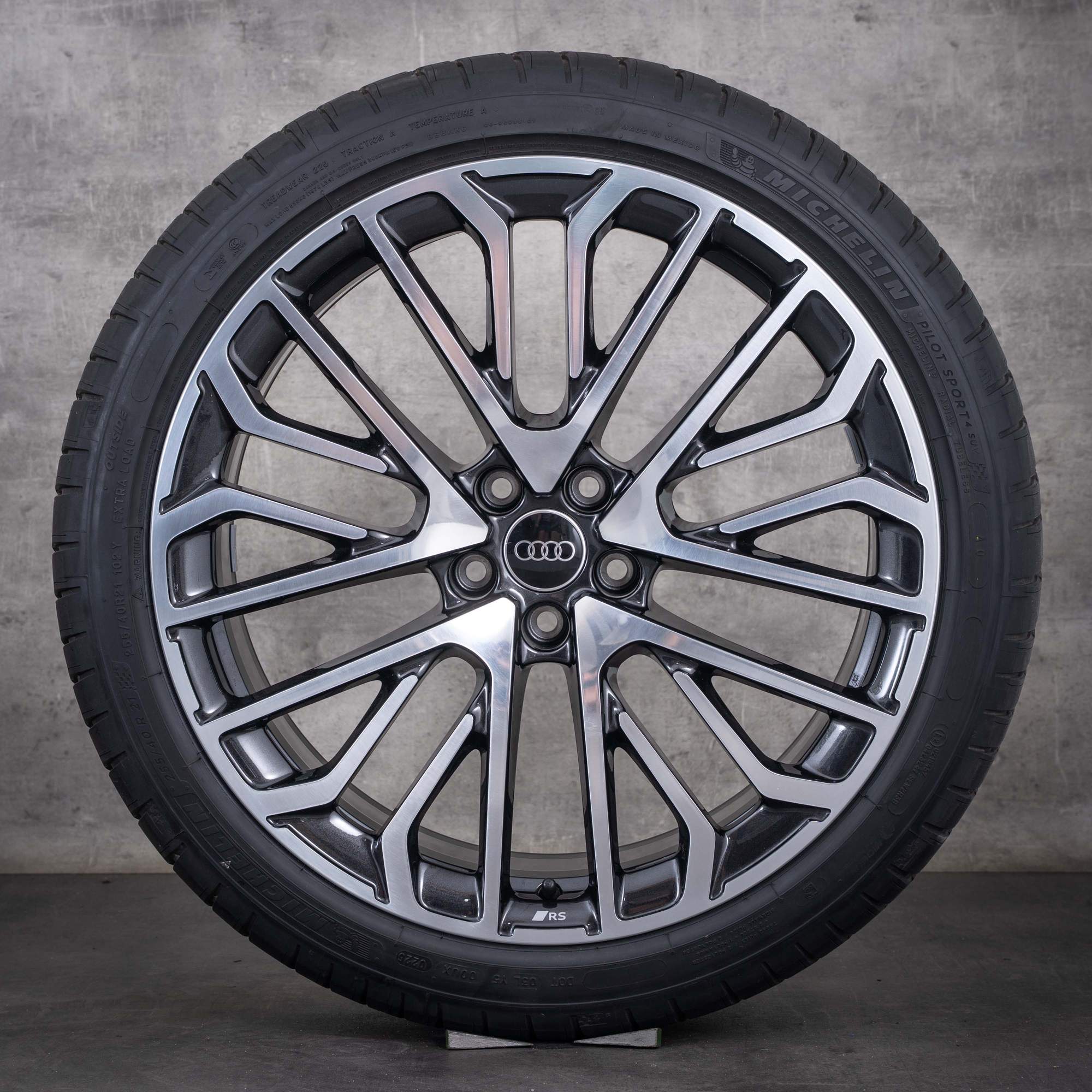 Llantas originales Audi Q5 SQ5 de 21 pulgadas FY GU Sportback para verano, 8MA601025L, acabado en granito diamantado