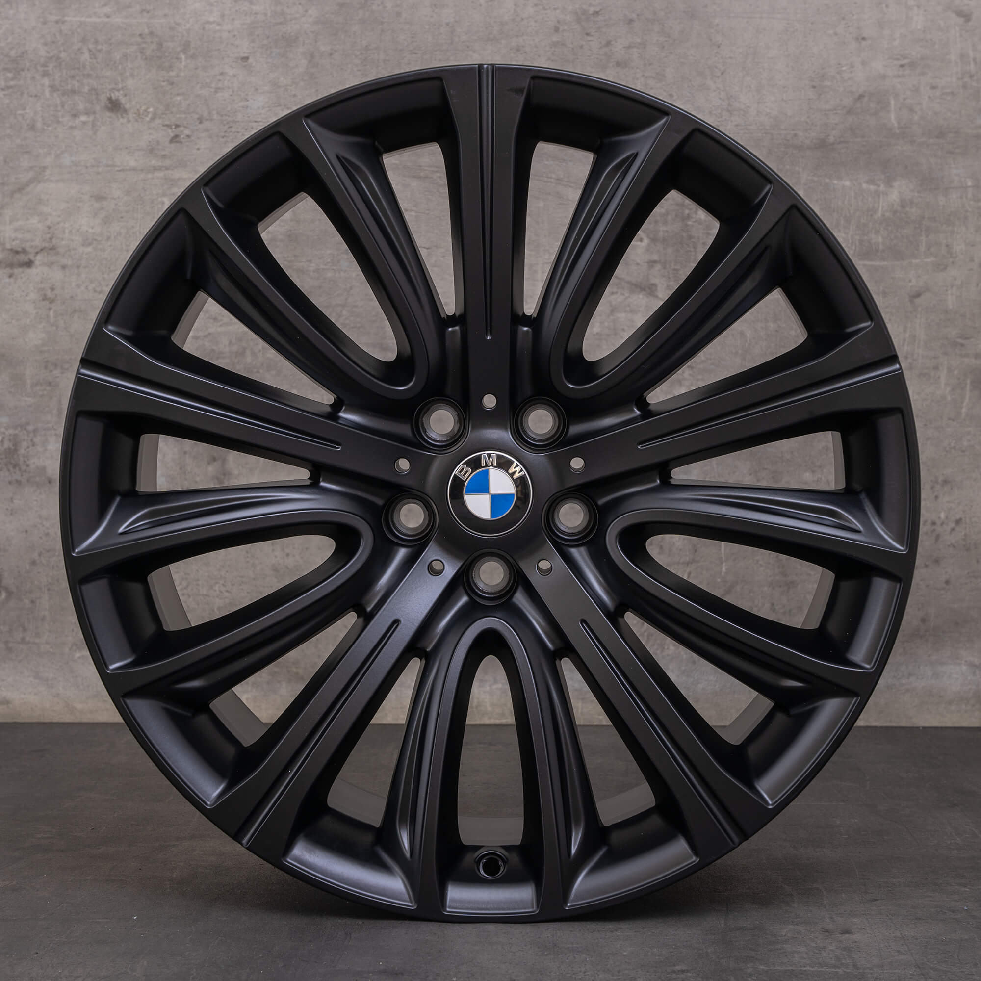 Jantes originais BMW Série 7 6 de 20 polegadas G11 G12 G32 GT Gran Turismo Styling 628 6863110 6863111 preto mate
