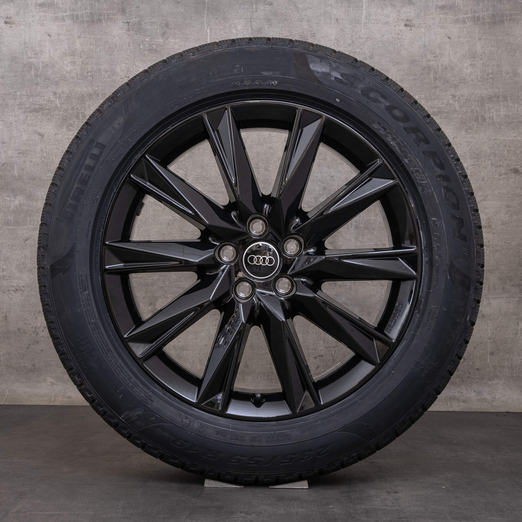 Original Audi e-tron Q4 & Sportback FZ Winterräder 19 Zoll Felgen 89A071499A schwarz glanz NEU