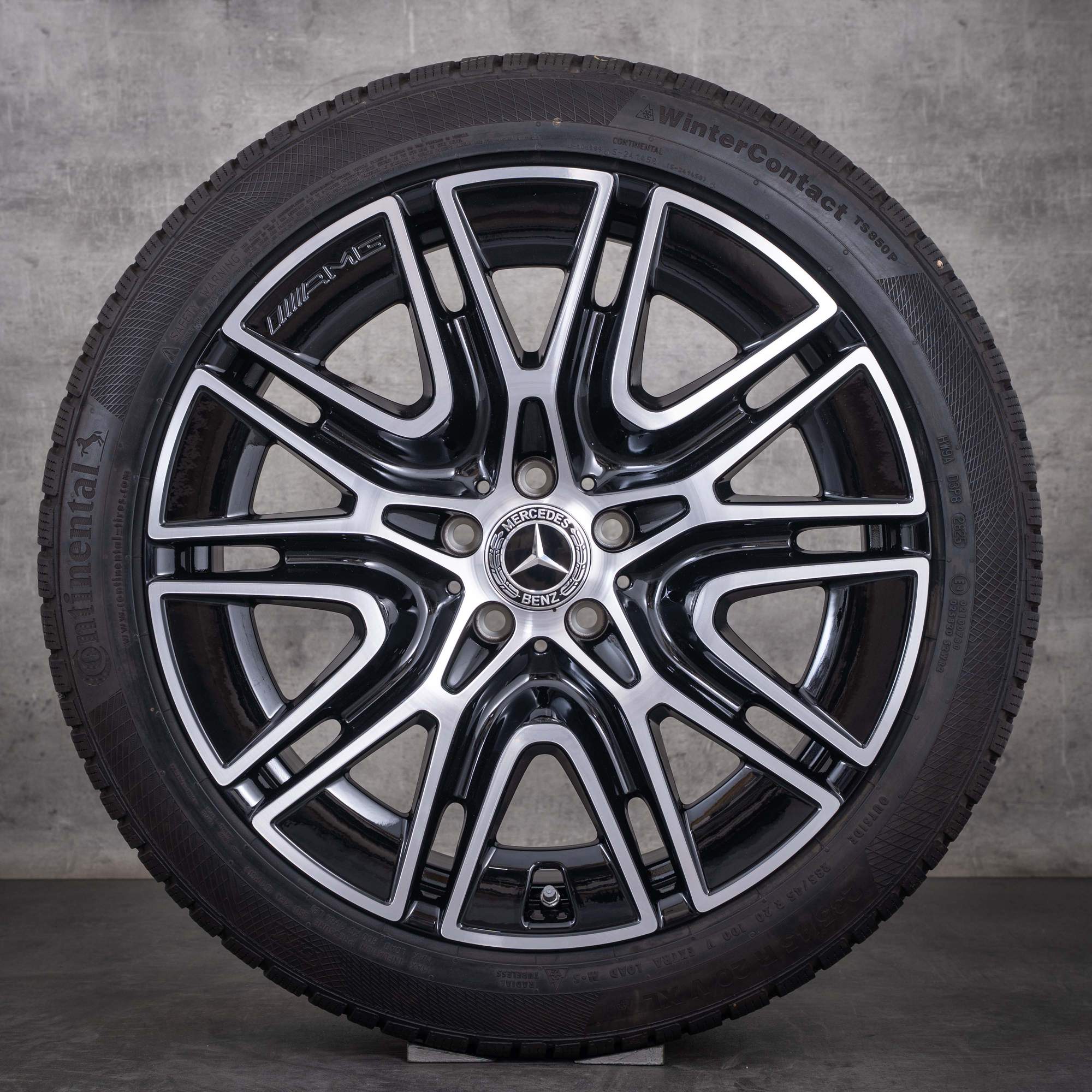 Original Mercedes Benz GLA GLB AMG Winterräder 20 Zoll X247 H247 Felgen A2474015300 schwarz glanzgedreht