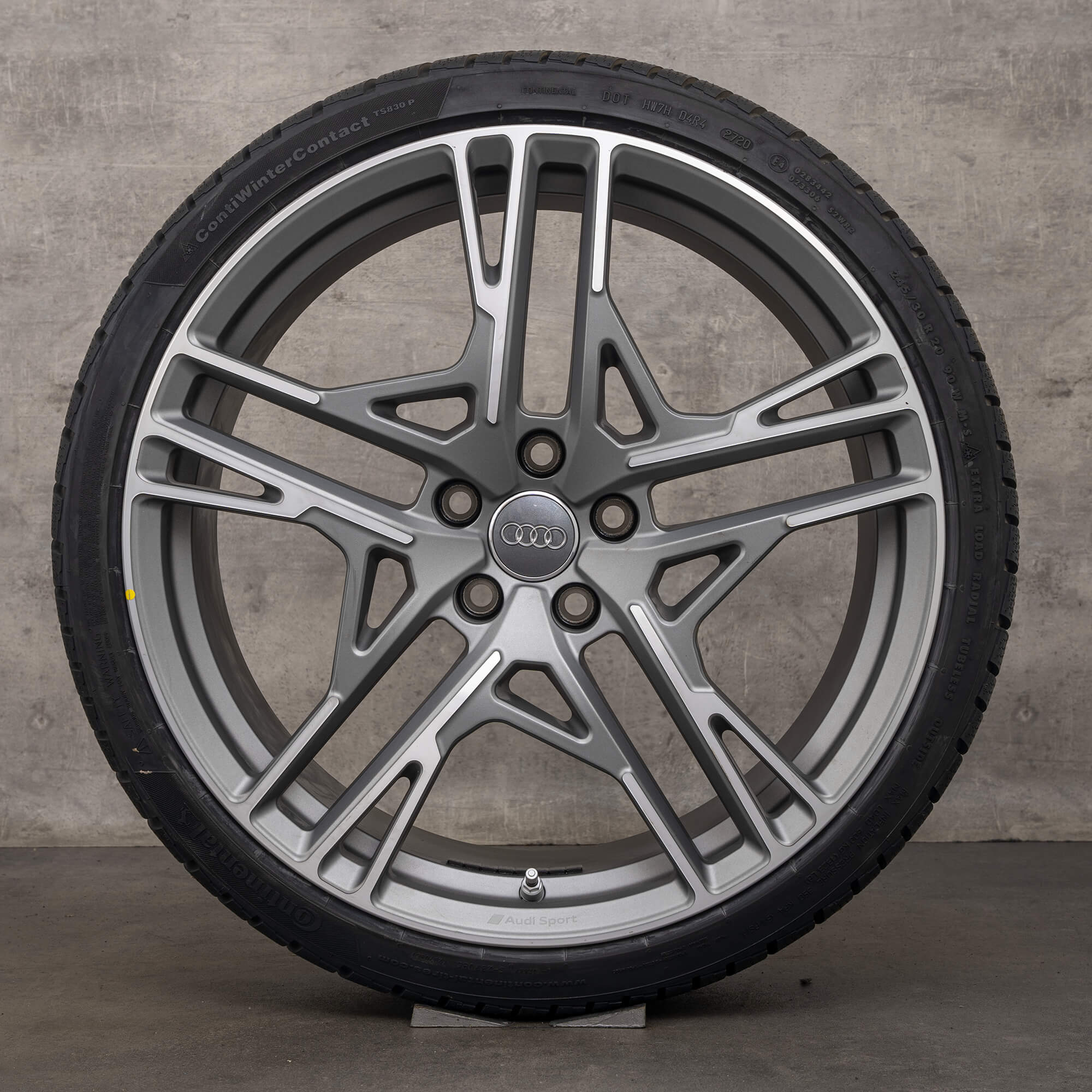 Audi 20 inç jantlar R8 4S komple kış jantları 4S0601025AD 4S0601025AG YENİ