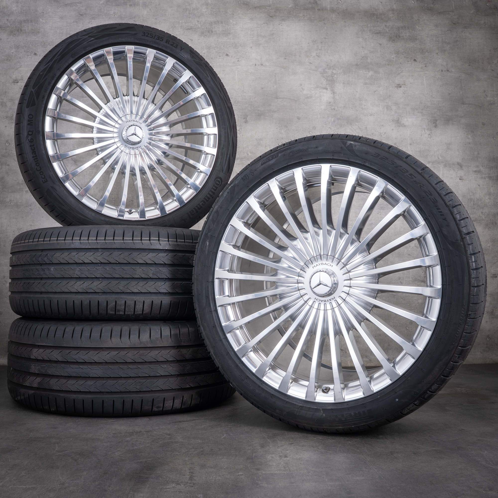 Originální disky MAYBACH GLS 600 23 palců X167 letní kola A1674011600 A1674011700 chrom