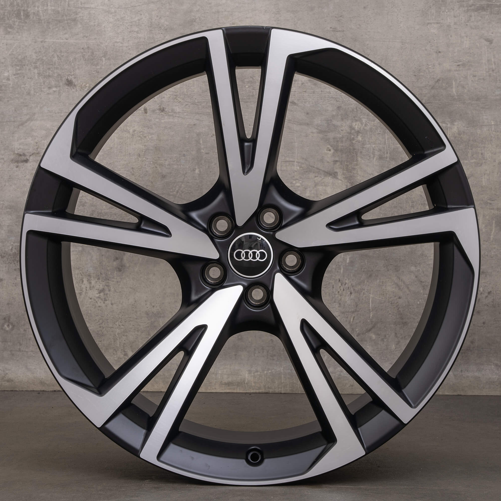 Original Audi Q7 SQ7 4M 22 inch rims 4M0601025CA black aluminum Flax