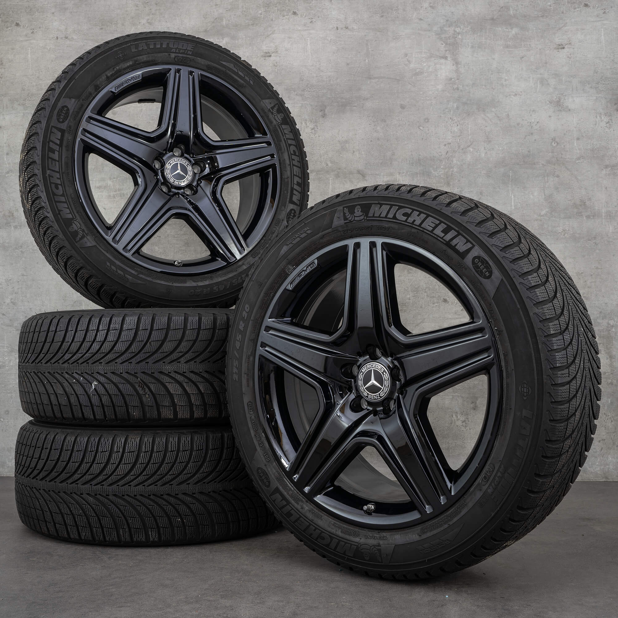 AMG 20 Zoll Mercedes Benz Felgen GL W166 X166 Winterreifen A1664012202