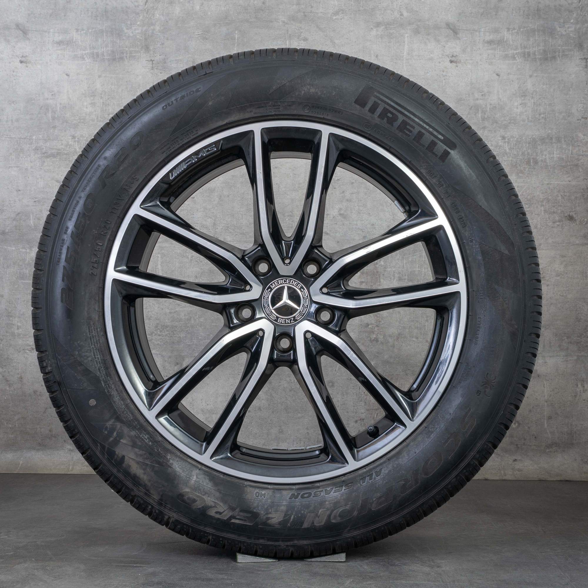 Oryginał Mercedes Benz Klasa G G350d G400d G500 AMG koła zimowe 20 cali W463A Felgi A4634013900 czarne Polerowane