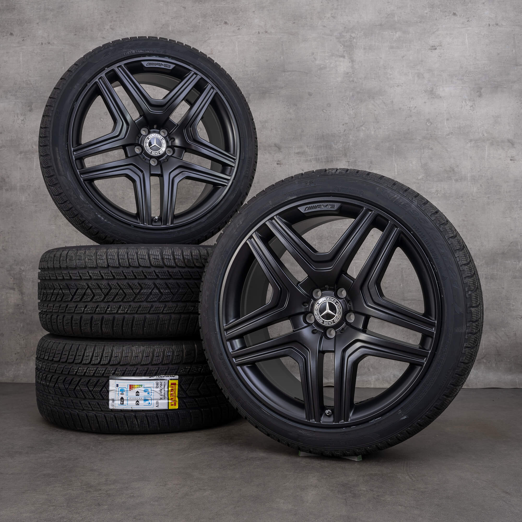 AMG 21 inch Mercedes GLE 63 ML63 W166 winter tires wheels