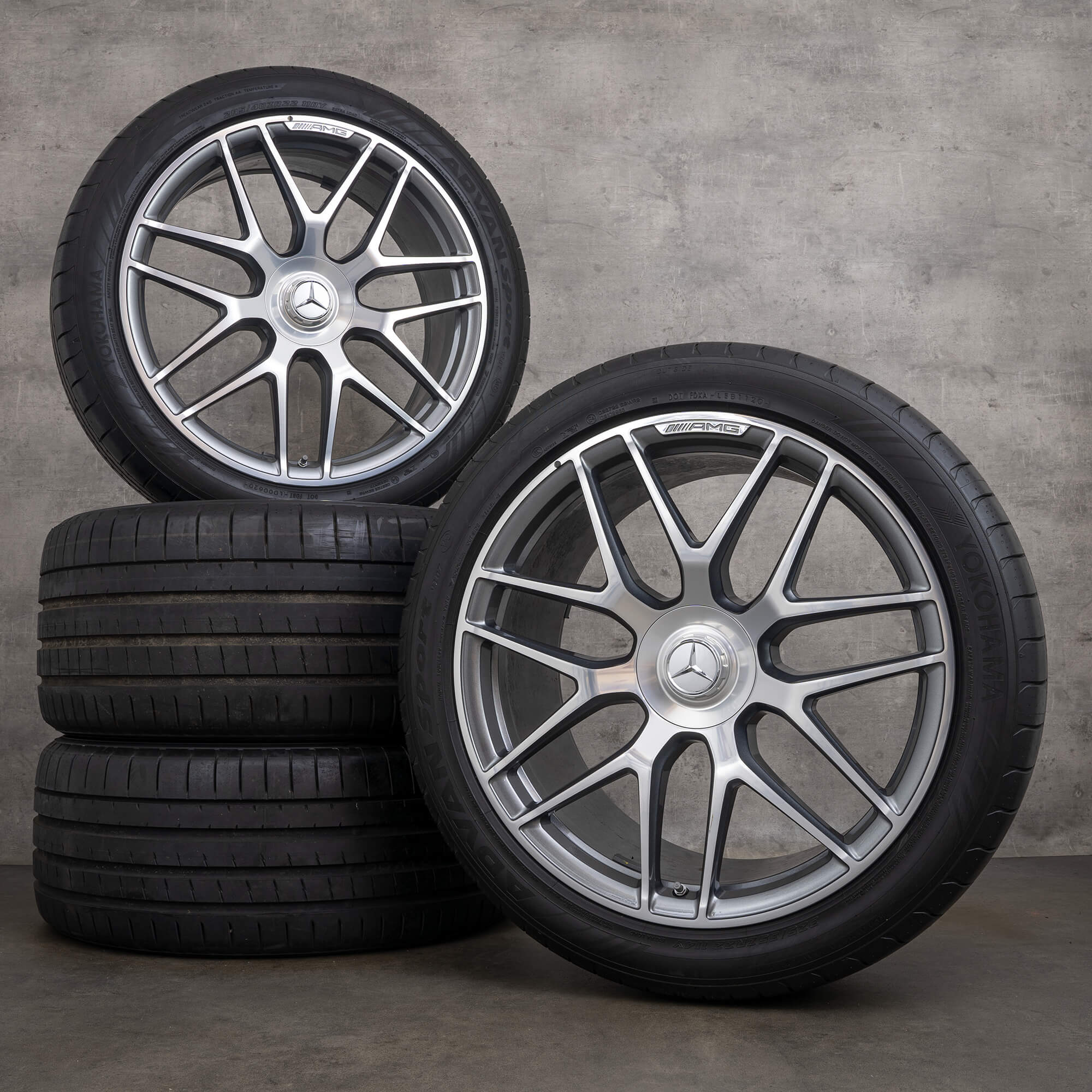 OEM AMG Mercedes Benz GLE 53 63 22 inch rims X167 C167 Hybrid