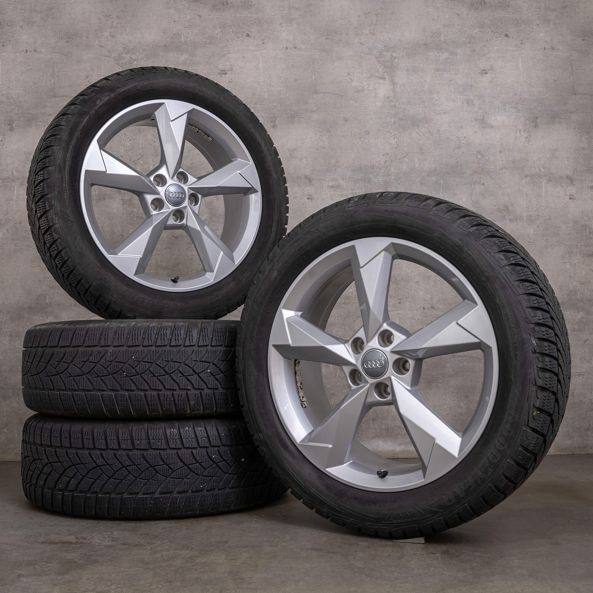 Original Audi Q3 Winterräder 19 Zoll F3 Felgen 83A601025N Dynamic silber