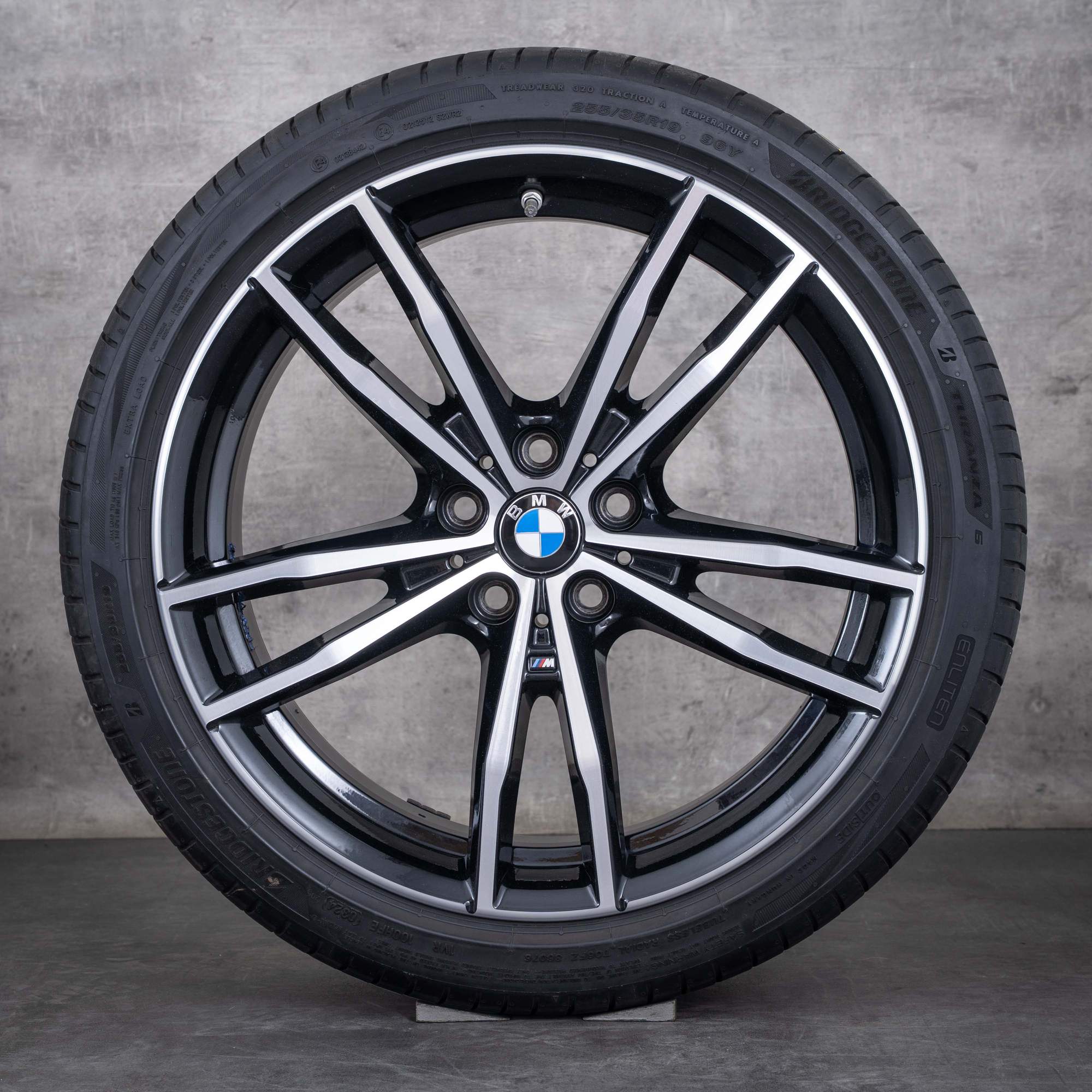Alkuperäiset BMW 2-sarjan 3-sarjan 4-sarjan vanteet 19 tuuman G42 G20 G21 G22 G23 kesäpyörät muotoilu 791 M 8090094 8090095 musta kiiltävä valkoinen