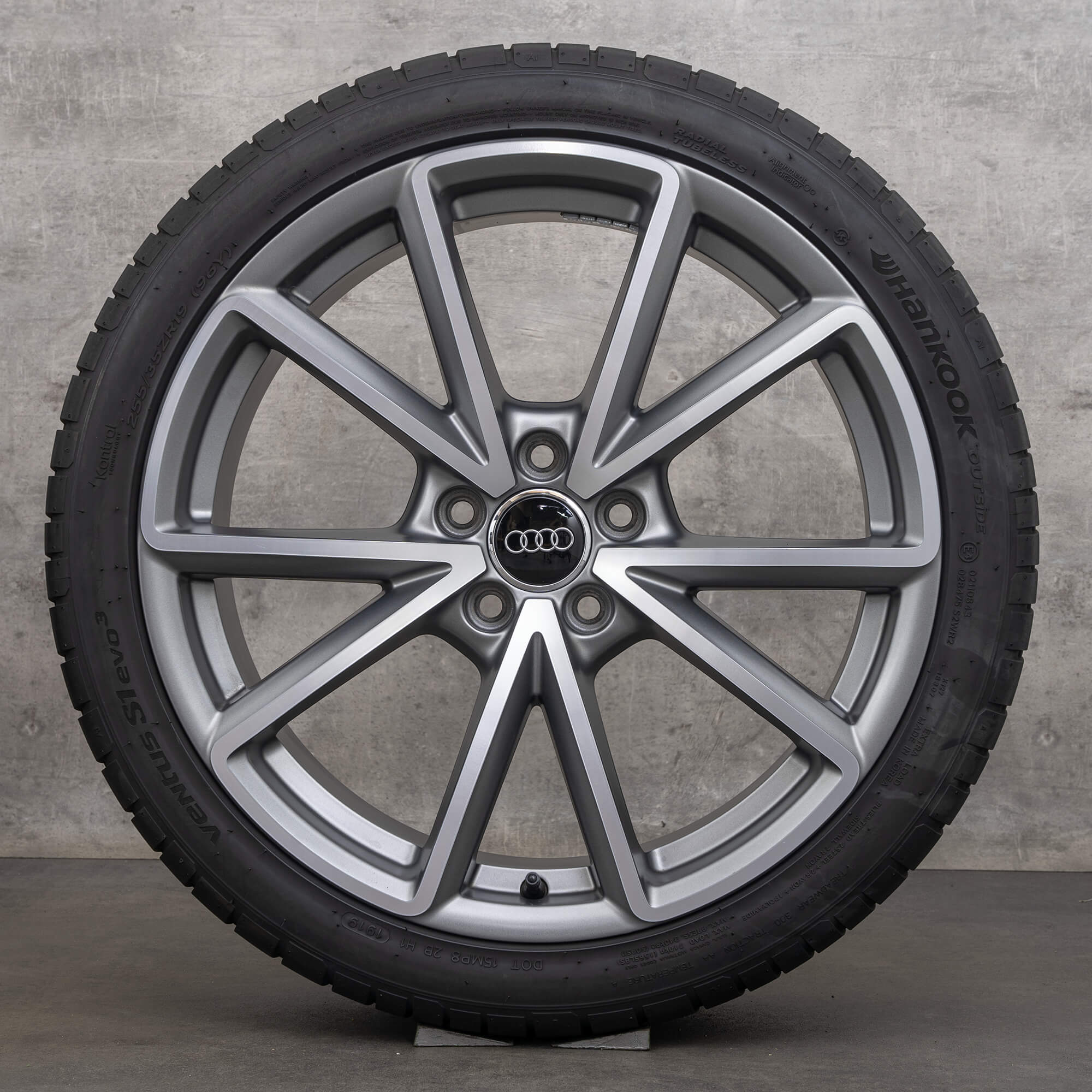 Audi A4 S4 B8 8K summer wheels 19 inch rims tires rotor 8K0601025CT