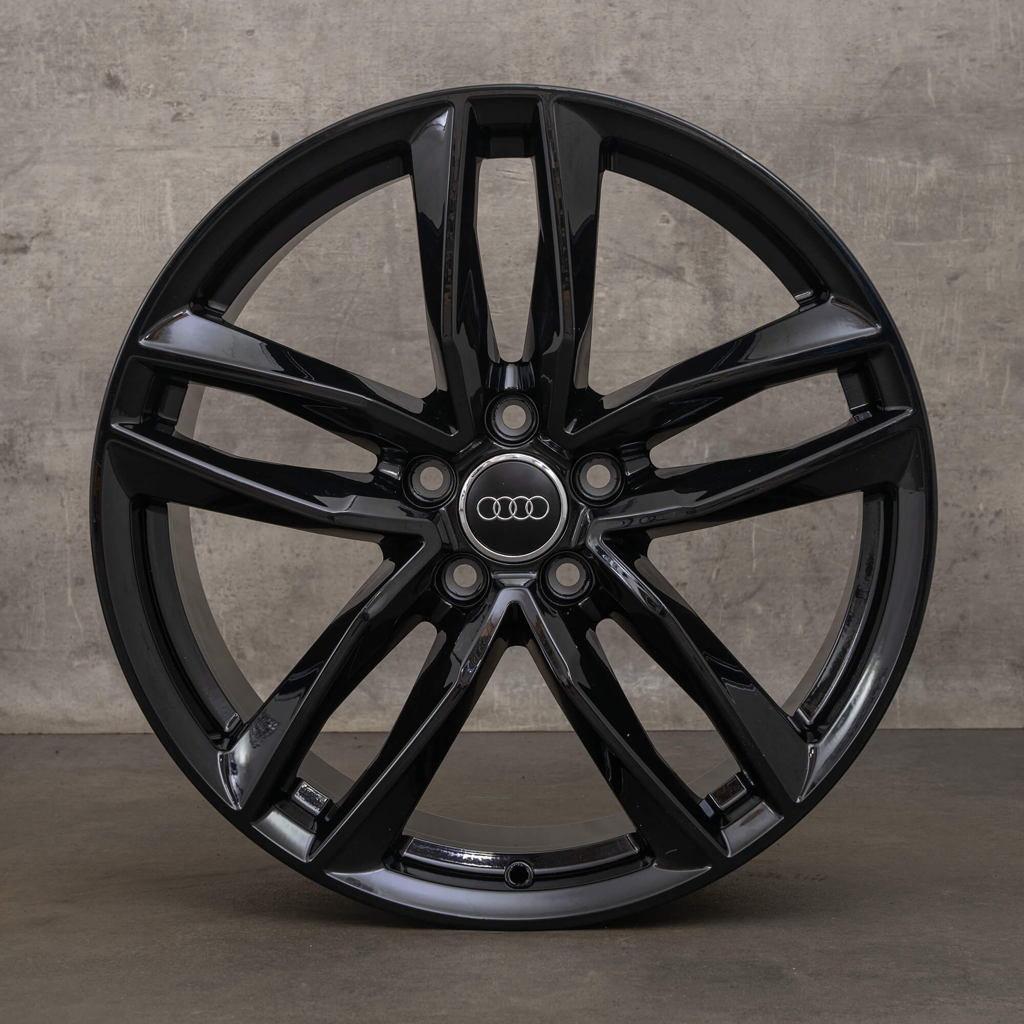 Originele Audi TT TTS TTRS 8S FV velgen 19 inch 8S0601025BG aluminium zwart gespoten