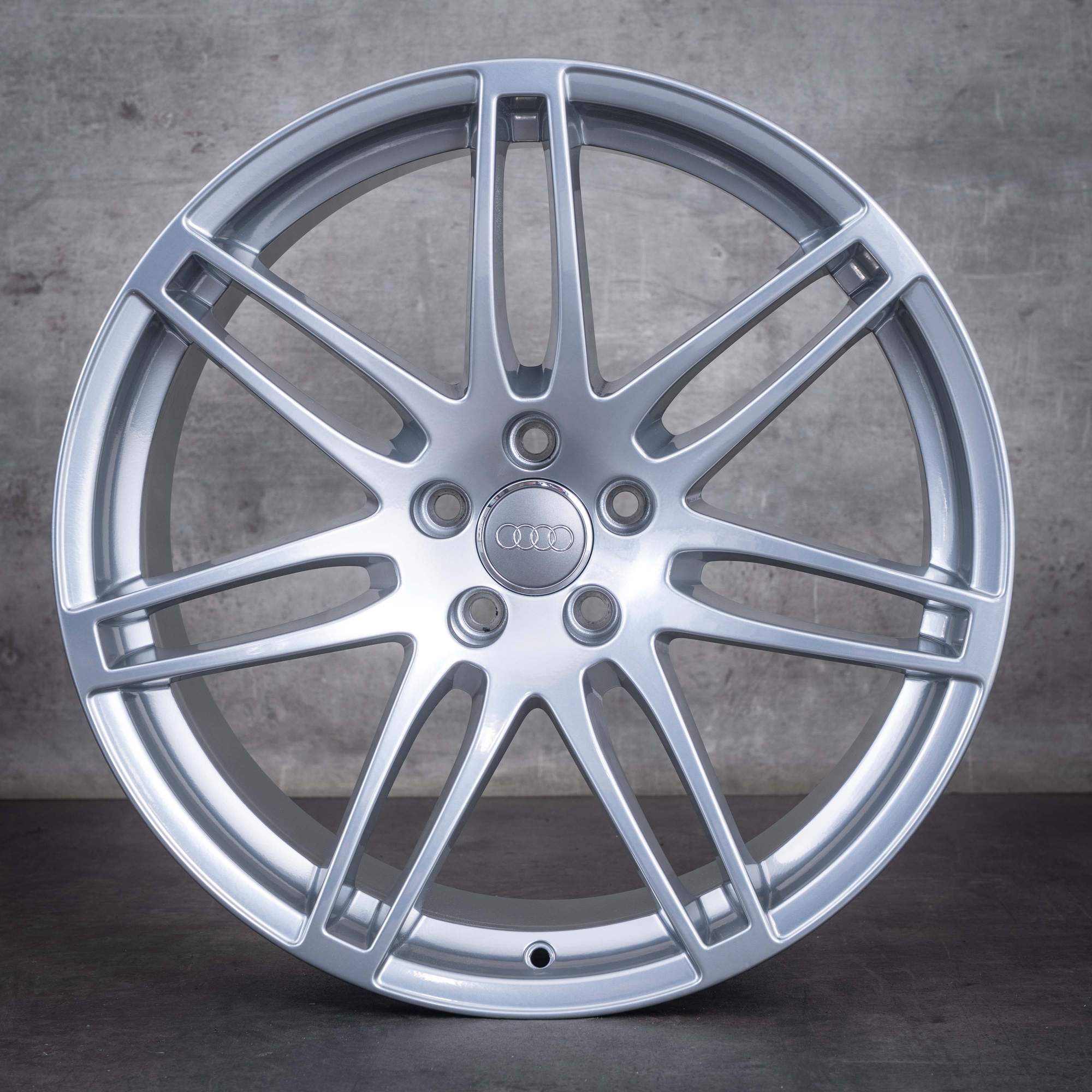 Llantas originales Audi A5 S5 de 20 pulgadas 8T 8F B8 8T0601025CM cromadas en plata brillante