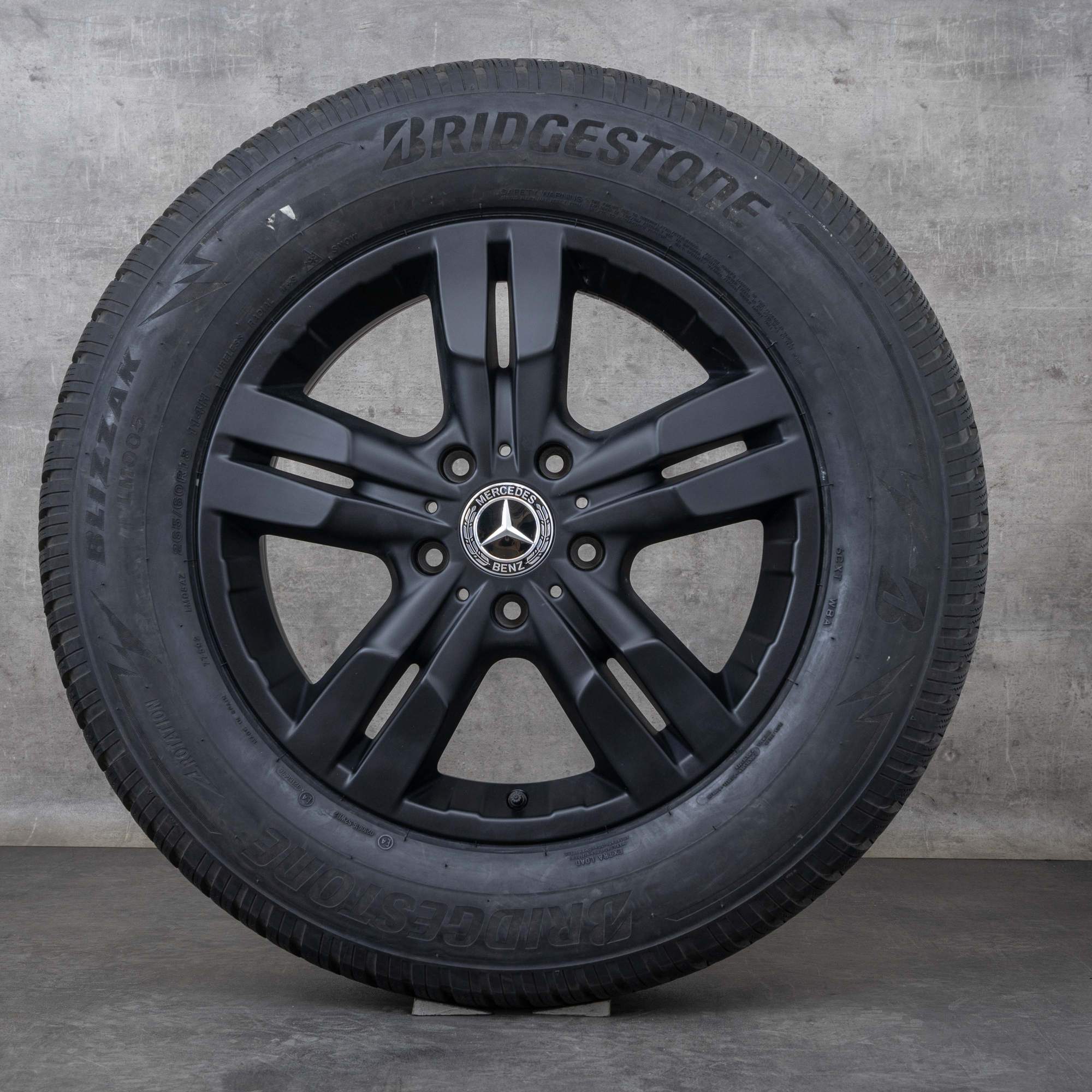 Originales Mercedes Benz Clase G ruedas de invierno 18 pulgadas llantas W463 A4634012202 negro mate