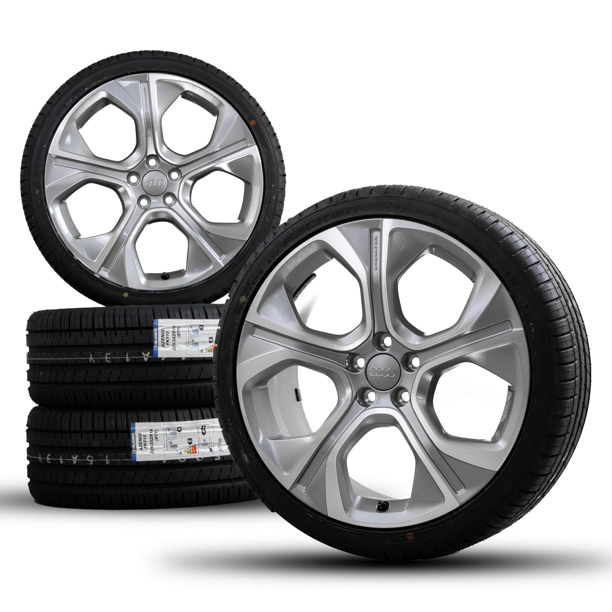 Audi 18 inch velgen A1 S1 8X zomerbanden zomerwielen 8X0071498 aluminium NIEUW