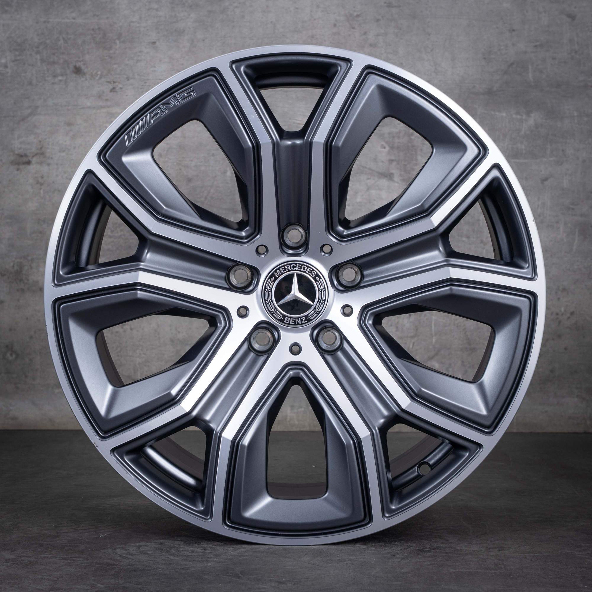 Alkuperäiset Mercedes Benz G-sarjan G63 AMG vanteet 20 tuuman W463 W465 A4654010900 himalaya harmaa kiillotettu käännetty