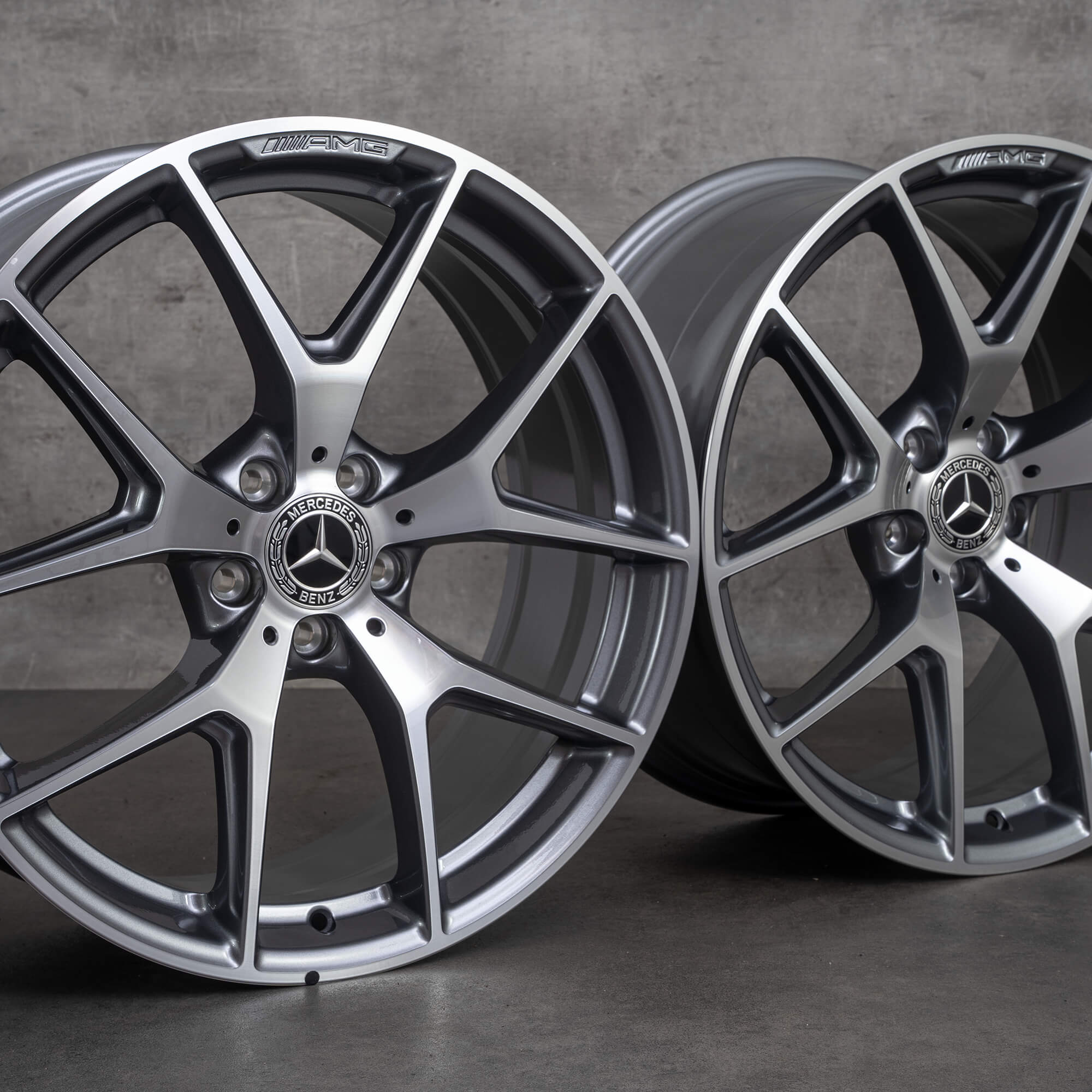 Originální alu kola Mercedes Benz GLC & 43 AMG 20" X253 C253 A2534015500 A2534015600 titanově šedá vysoce lesklá NOVÁ