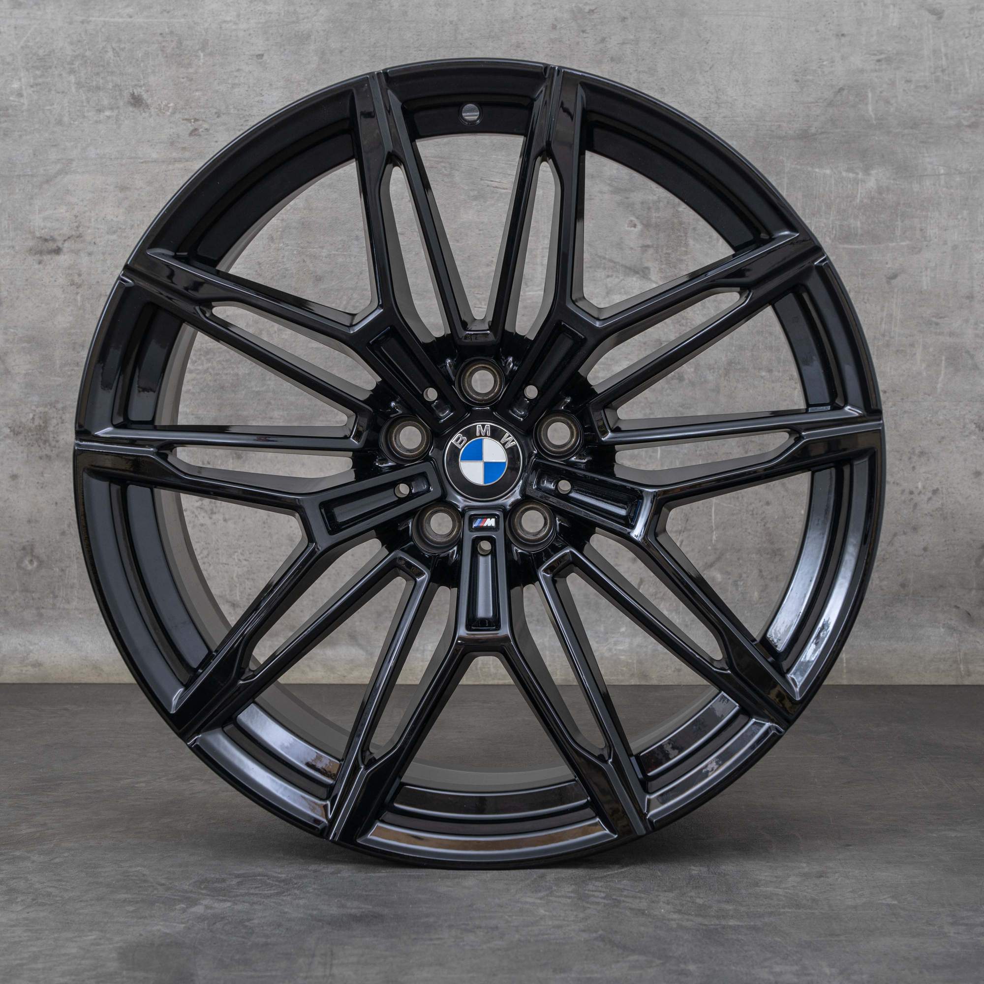 Oryginalne felgi BMW M2 M3 M4 19 20 cali G87 G80 G81 G82 G83 koła letnie stylizacja 930 M 7882869 7882870 czarny błyszczący