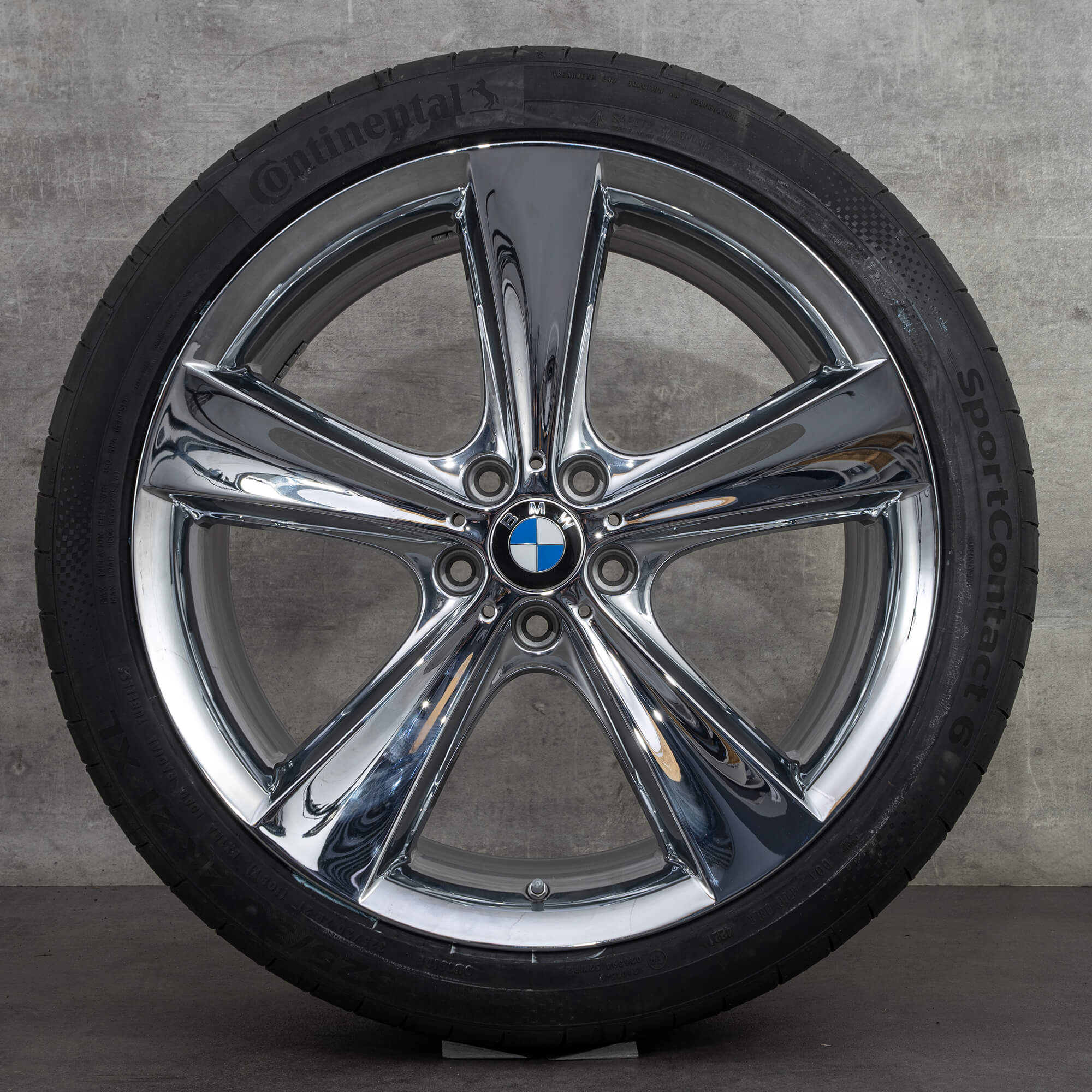 BMW 21 inch rims X5 F15 E70 X6 F16 128 chrome summer tires summer ...