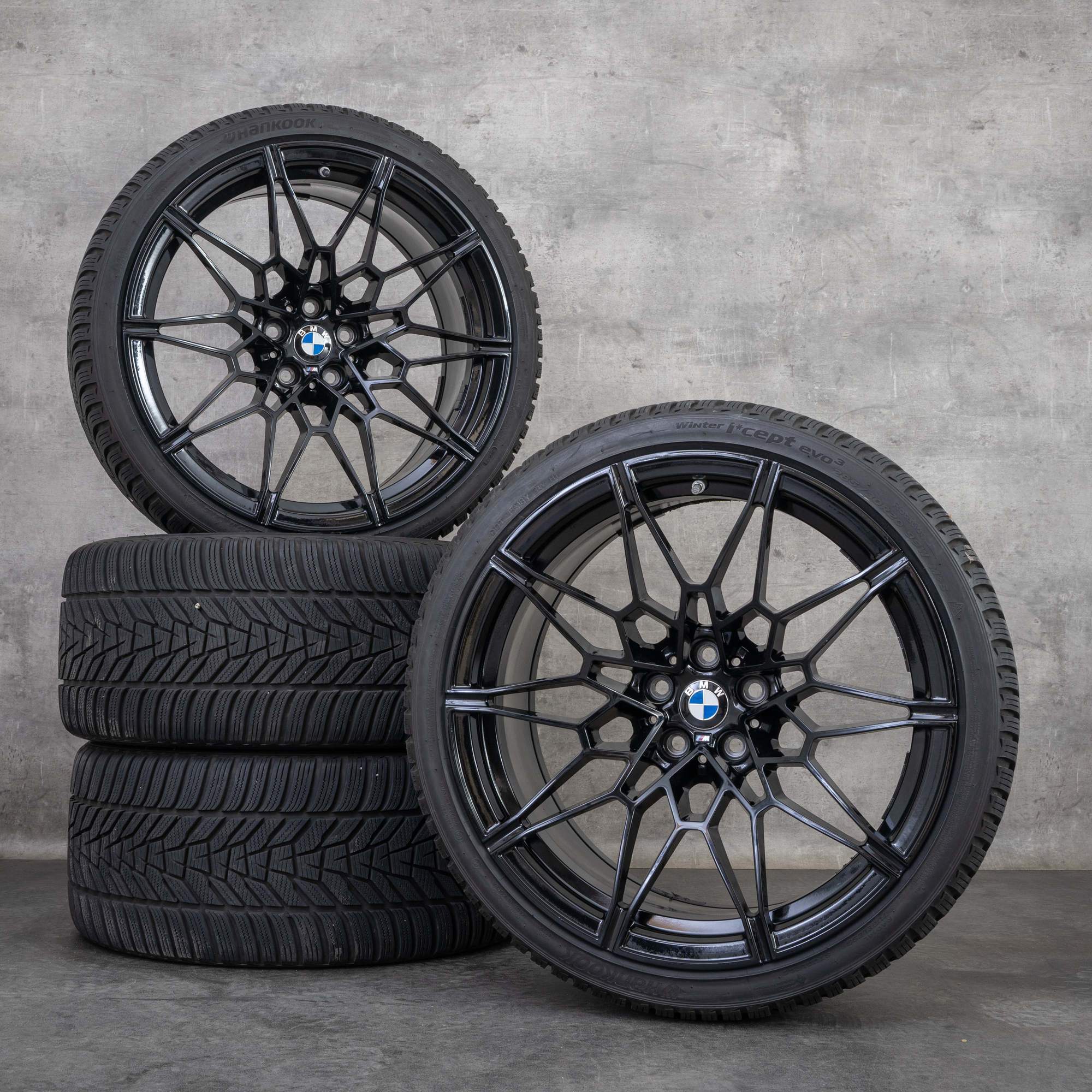Oem BMW M2 M3 M4 Jantes 19 20 pouces G87 G80 G81 G82 G83 pneus été jantes Styling 826 M 8093838 8093839 noir brillant