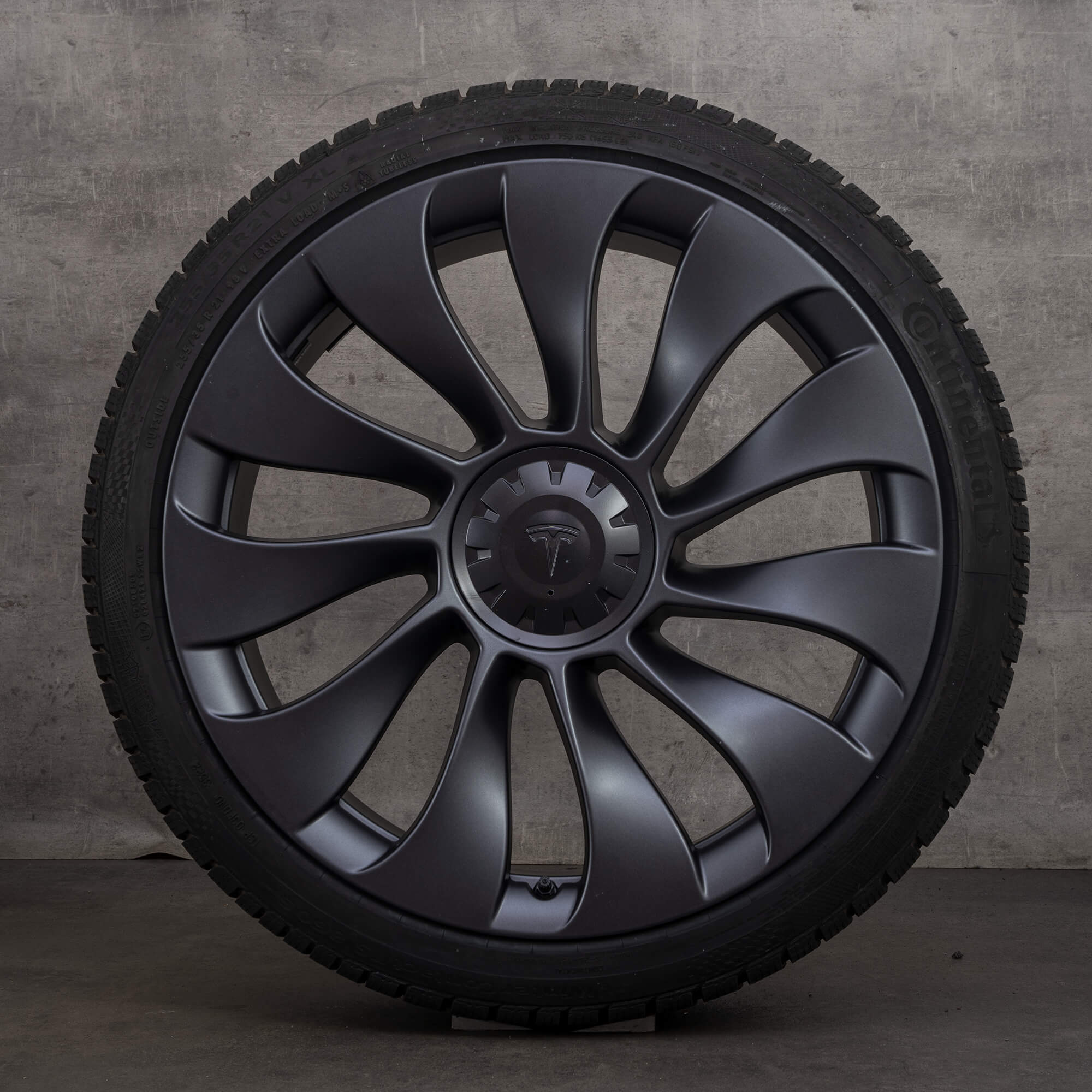 Alkuperäiset Tesla Model Y:n talvirenkaat 21 tuuman vanteet overturbine 1188226-00-C 1188227-00-C harmaa