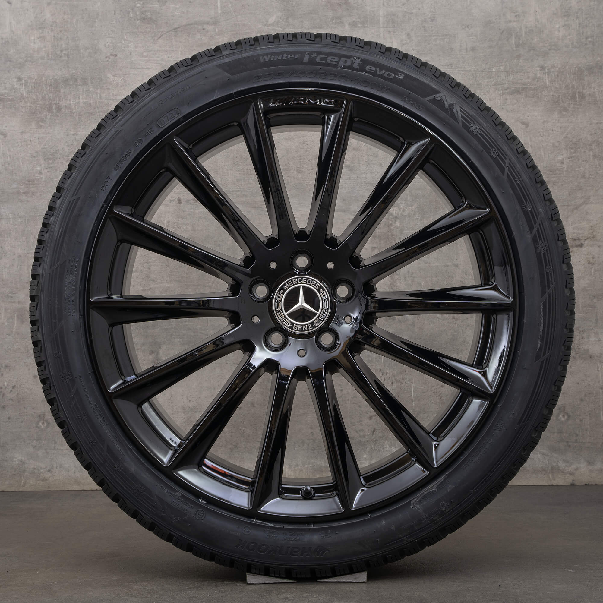 Oryginał Mercedes Benz Klasa S koła 20 cali W223 V223 X223 letnie A2234011500 A2234011600 czarny błyszczący