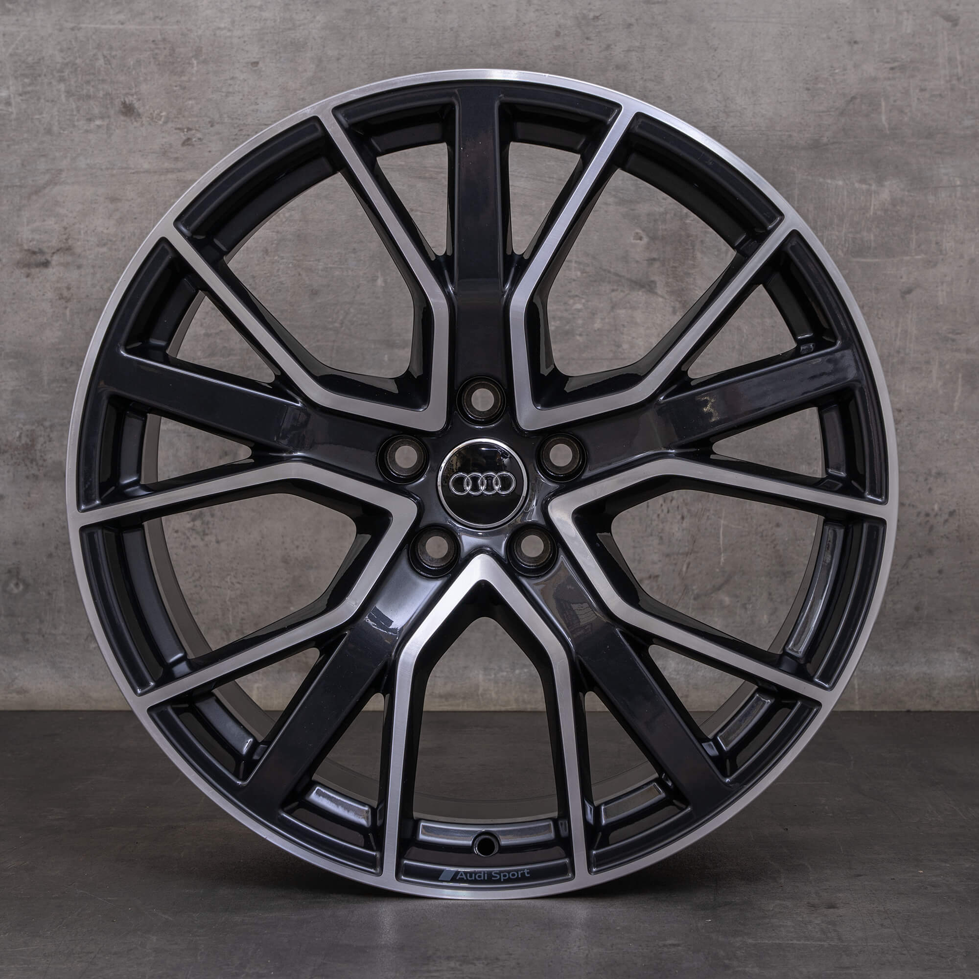 Original Audi A8 S8 vinterhjul 20 tum 4N D5 fälgar / fälg 4N0601025AA Performance titan polerad