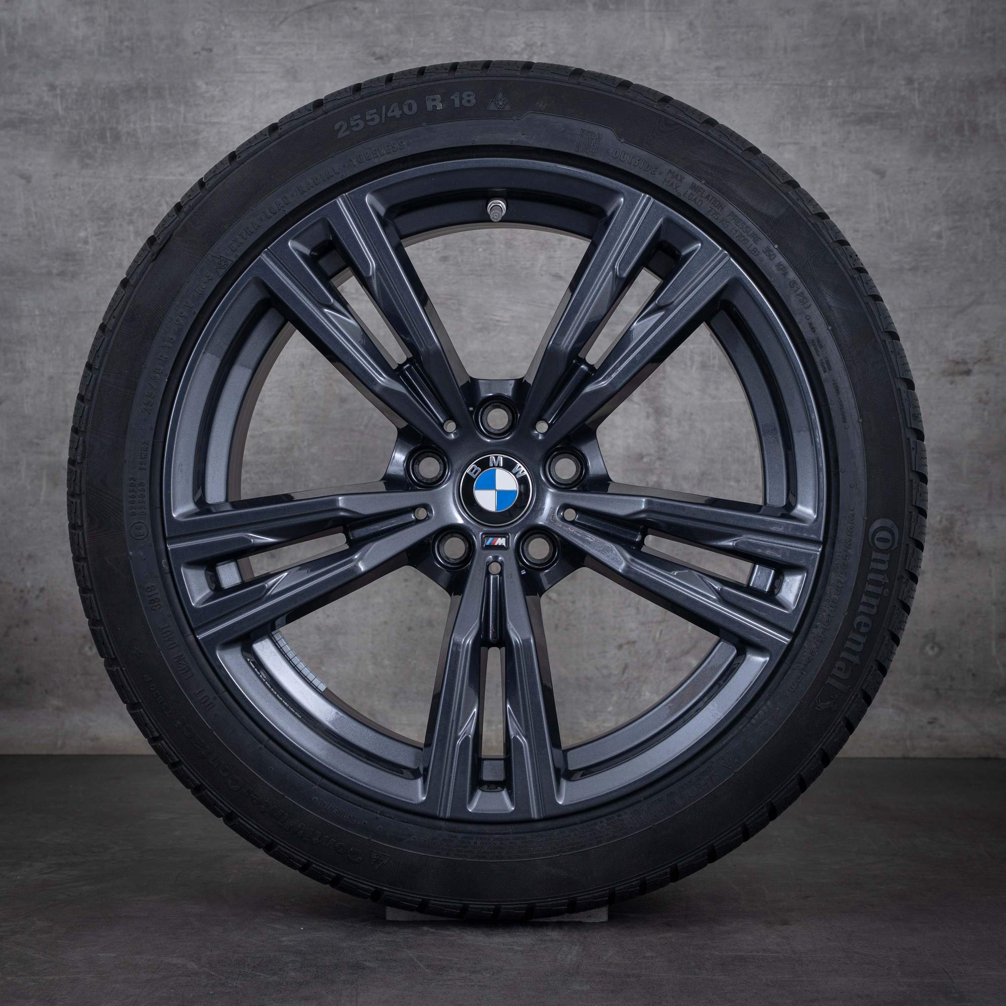 Oryginał BMW Z4 koła zimowe 18 cali G29 felgi stylizacja 798 M 8091466 8091467 orbit szary połysk