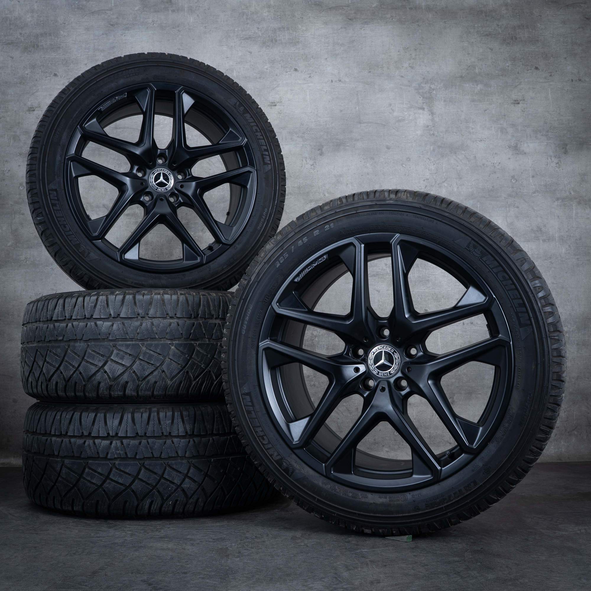 OEM Mercedes Benz G-Class G63 AMG winter wheels 21 inch W463A W465 Rims A4634011900 black matt