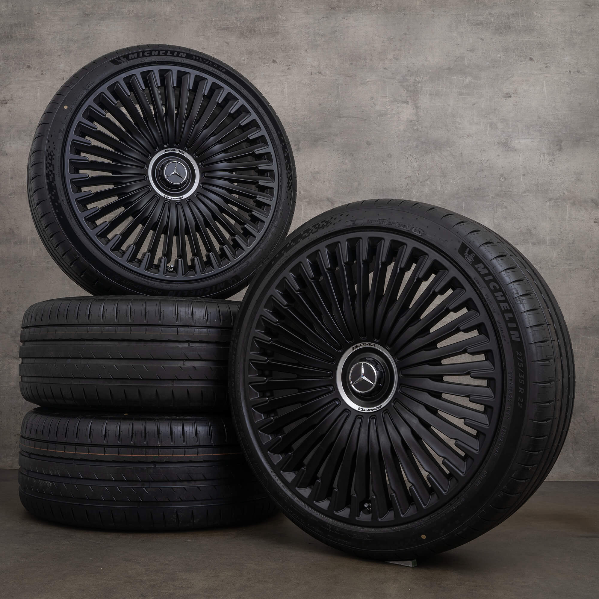OEM Mercedes Benz EQS 53 AMG snow tire packages 22 inch V297 rims ...