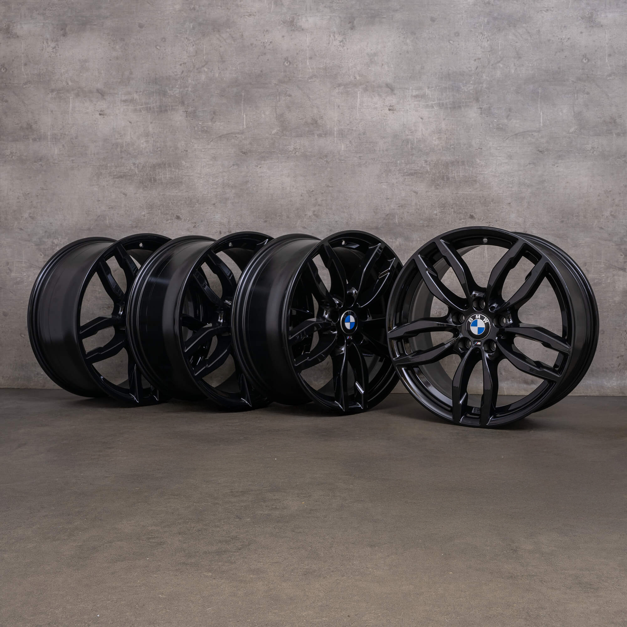 Originele BMW X3 X4 velgen 19 inch F25 F26 Styling 622 M 7849661 7849662 zwart glanzend