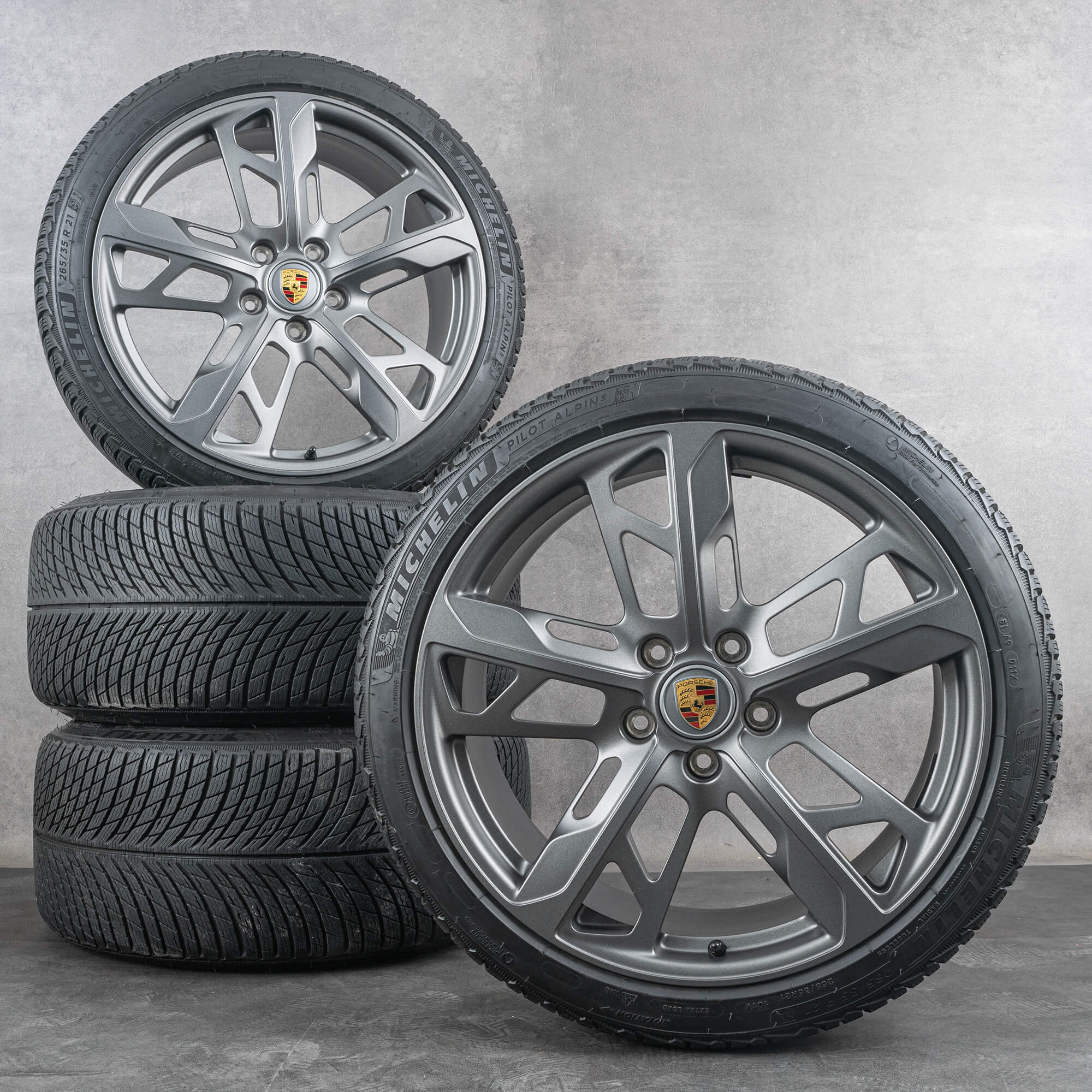 Cerchi originali Porsche 21 pollici Taycan I Cross Turismo Design Winterrder 0B5