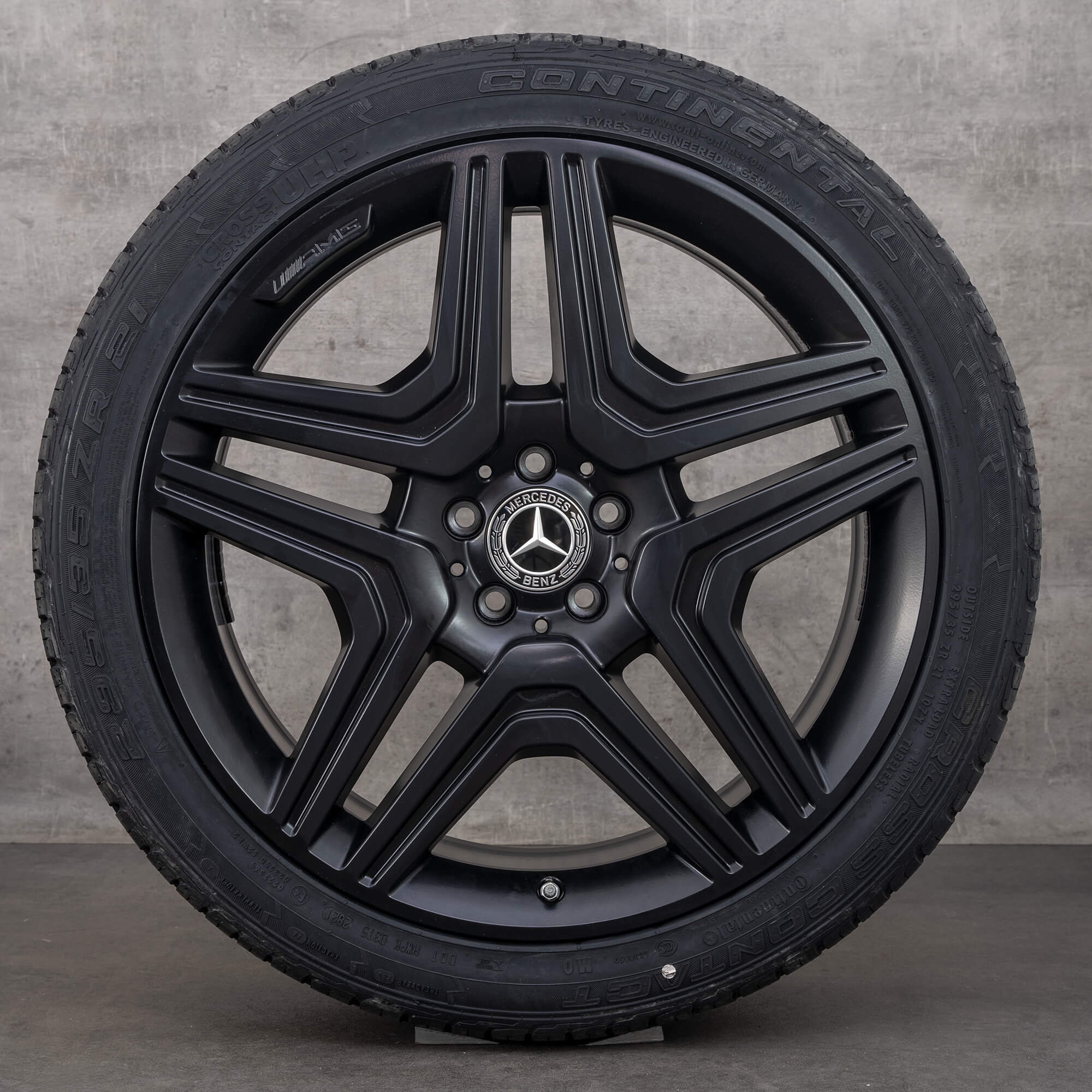 Mercedes Benz 21 inch rims AMG ML 63 W166 summer wheels tires