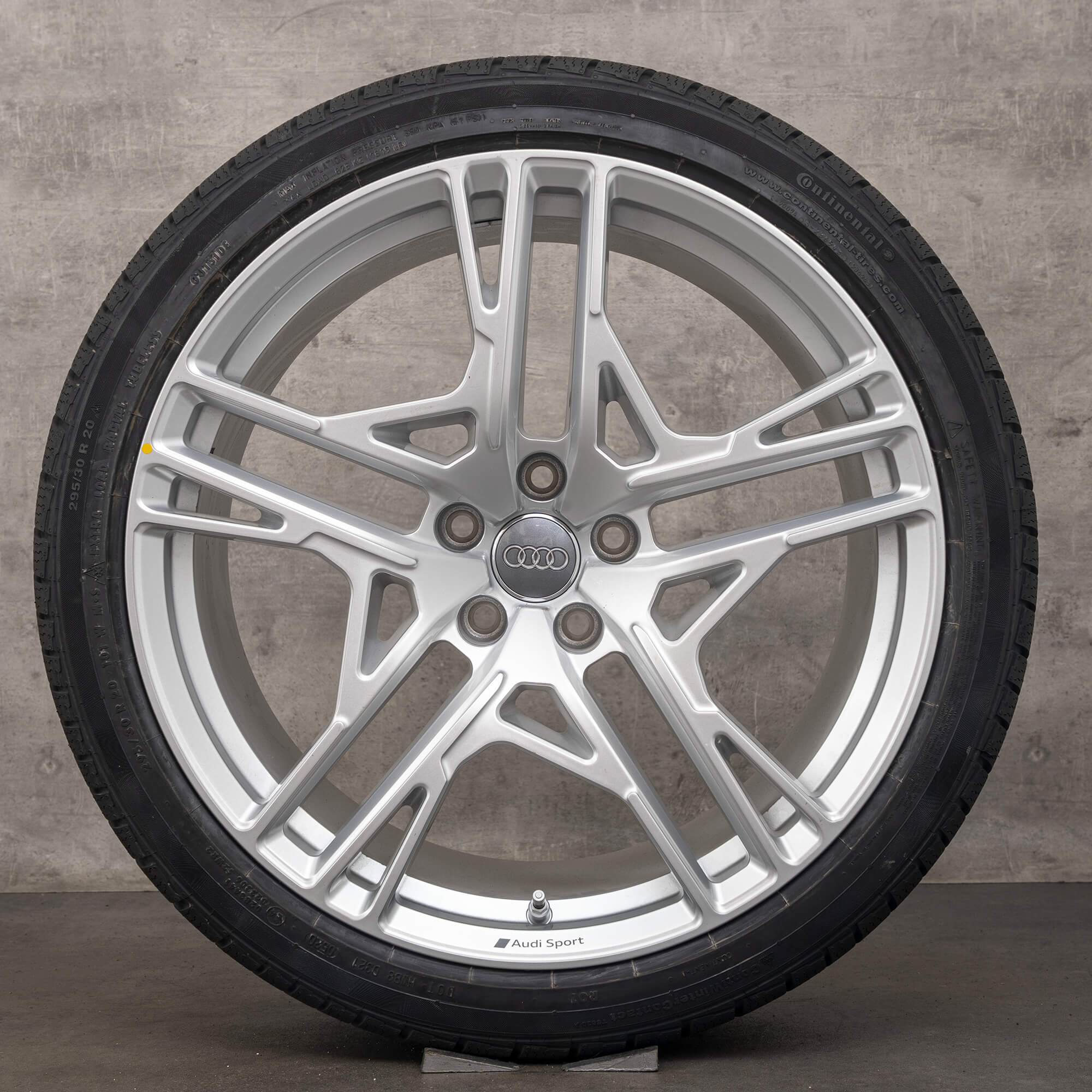 Oryginalne felgi Audi R8 20 cali 4S koła letnie 4S0601025AD 4S0601025AG srebrne NOWOŚĆ