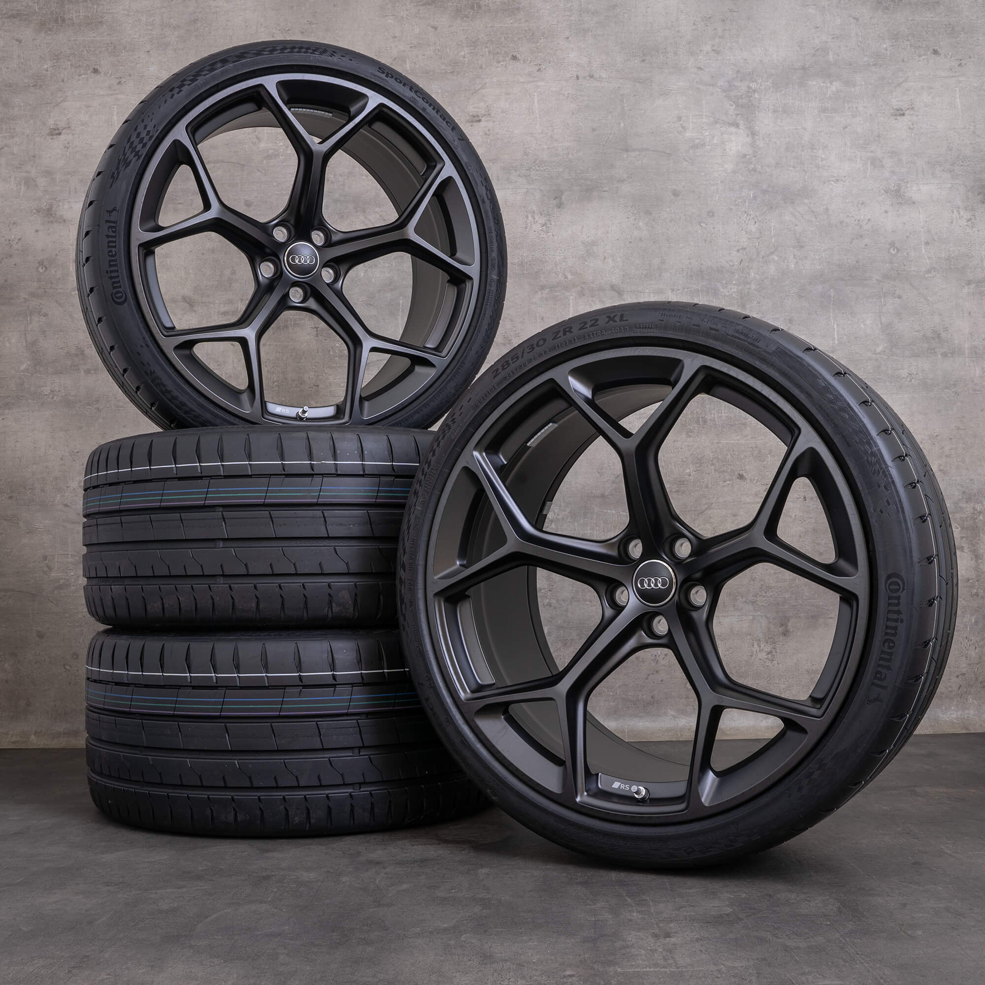 OEM Audi RS6 RS7 rims 22 inch 4K C8 summer wheels 4K0601025BM ...